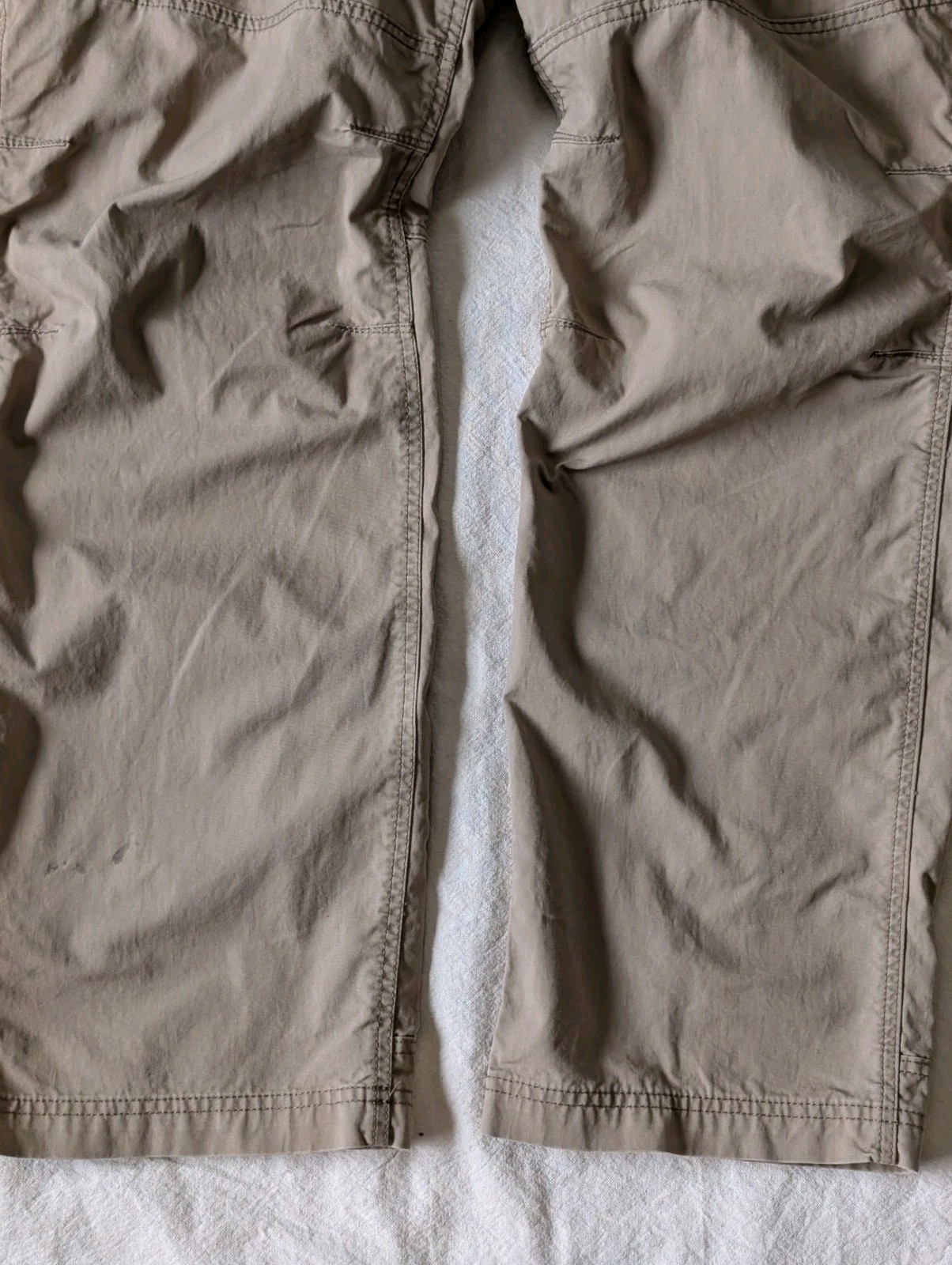 LL Bean 288083 Riverton Men’s Rugged GORP Hiking Pants Cargo Cotton Nylon 38×30