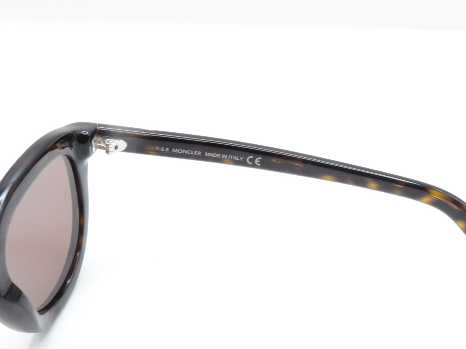 MONCLER ML 0079 52J SUNGLASSES BROWN TORT. 48-25-145 USED*