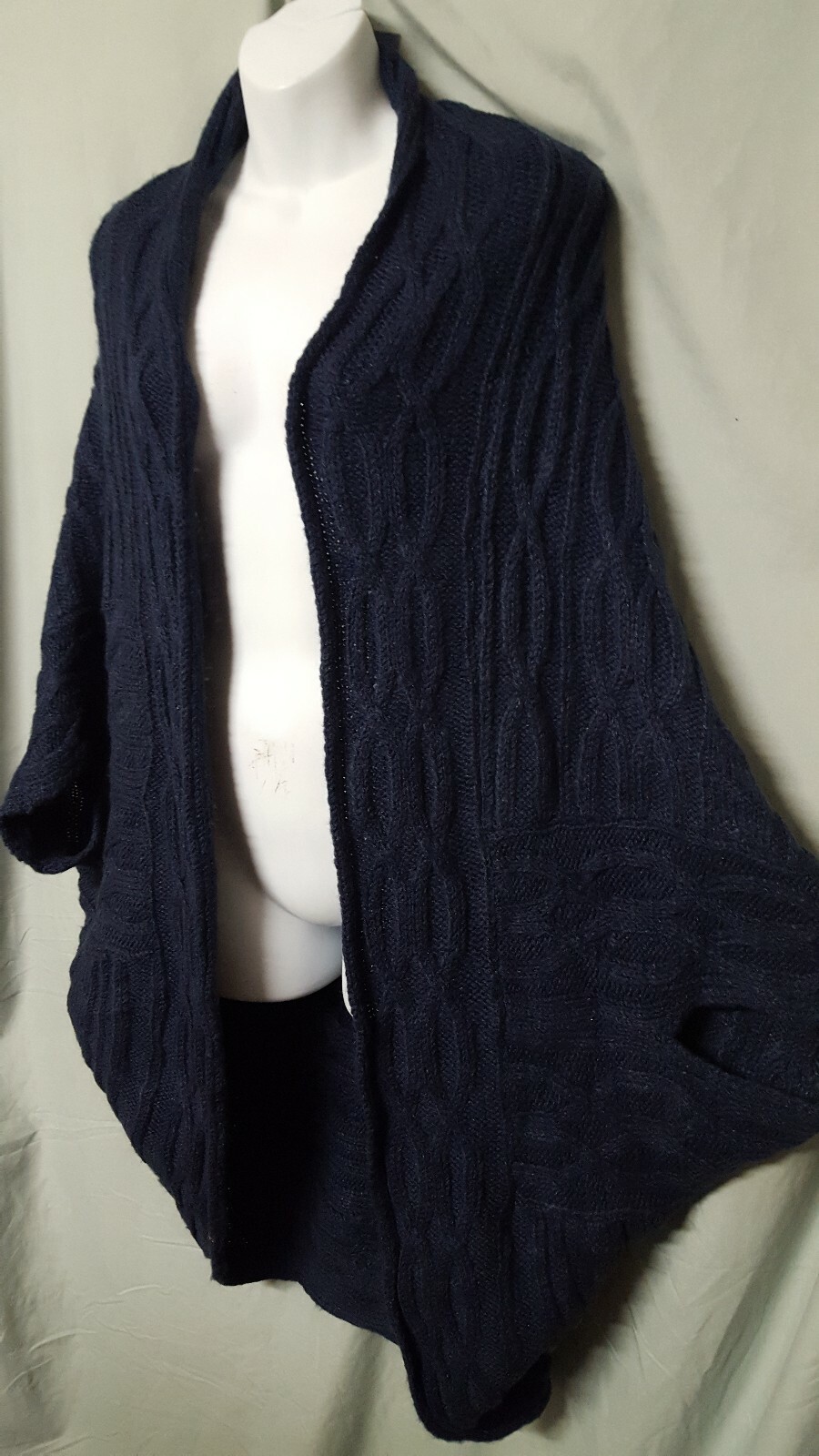 Universal Thread Blue Cardigan Sweater Jacket Midweight Size Small 40″ BUST