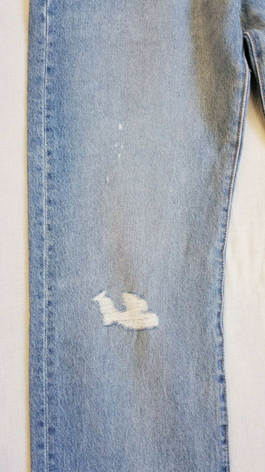 Levis 501 Original Mens Stretch Jeans Distressed 30,32,33,34,36,38,40,42 #2664