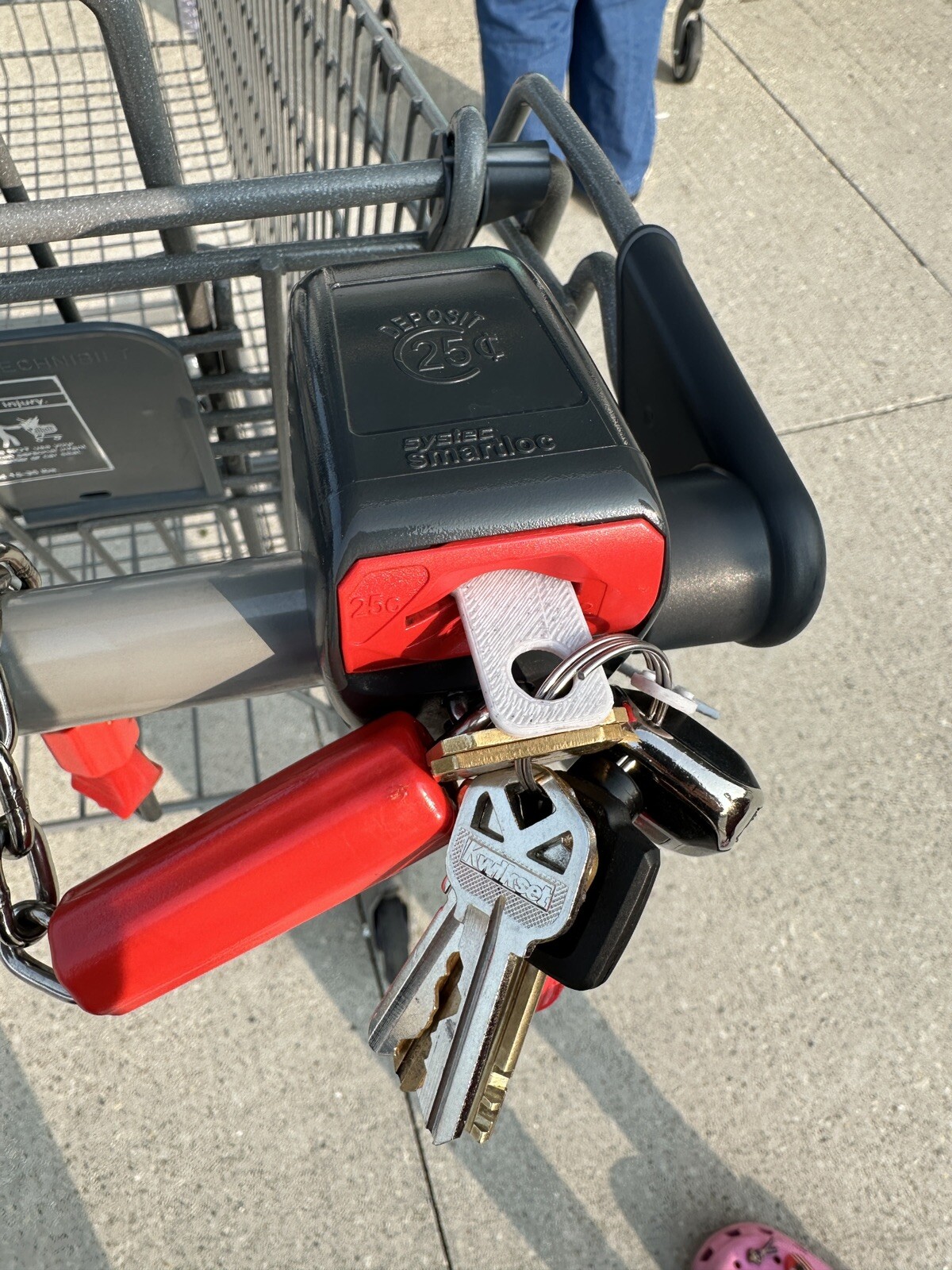 Aldi Cart Key – U.S. Quarter Size