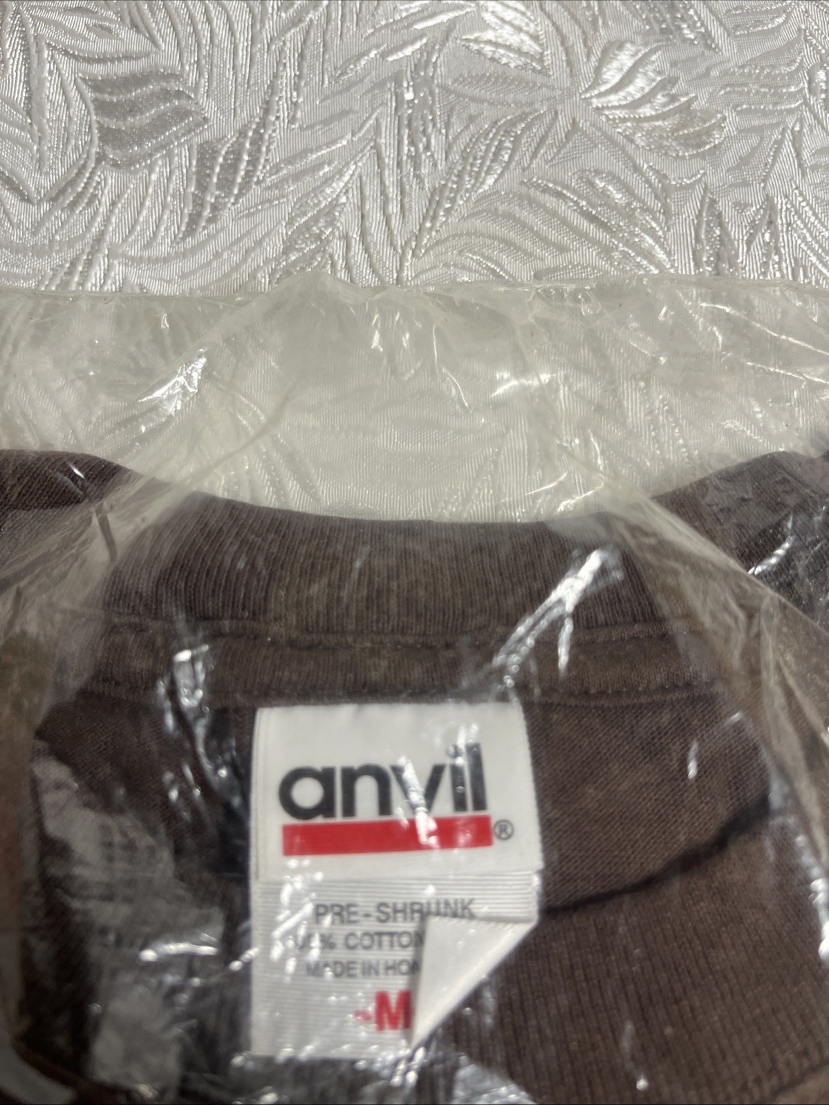 Anvil Dunkin Donuts Y2K Graphic T-Shirt Funny Unisex Medium Coffee New