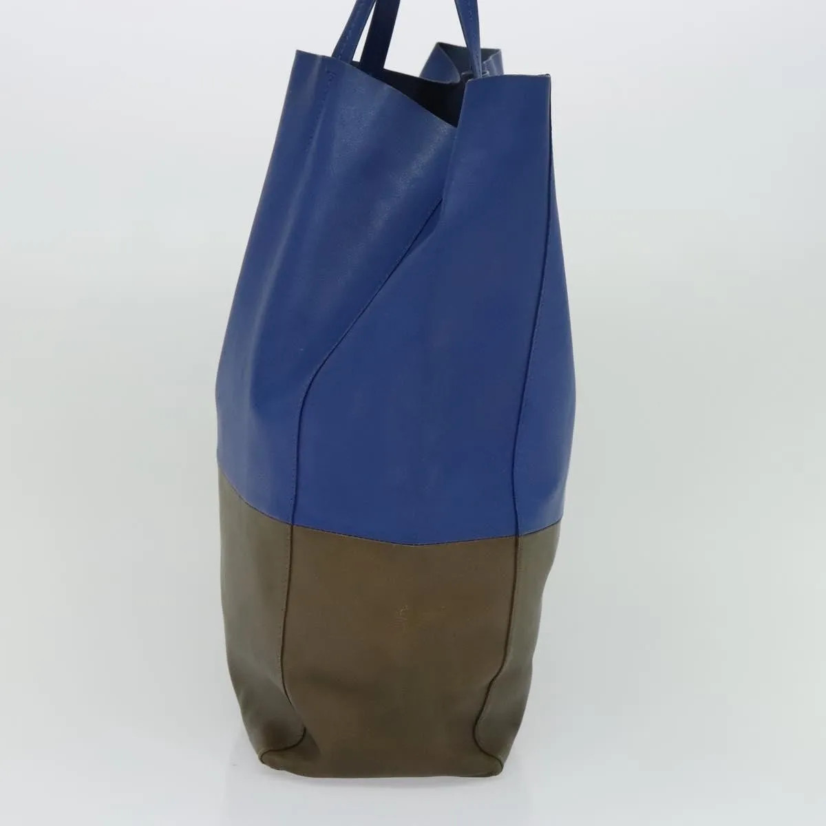 Celine Vertical Cabas Tote Leather Multicolour Tote Bag