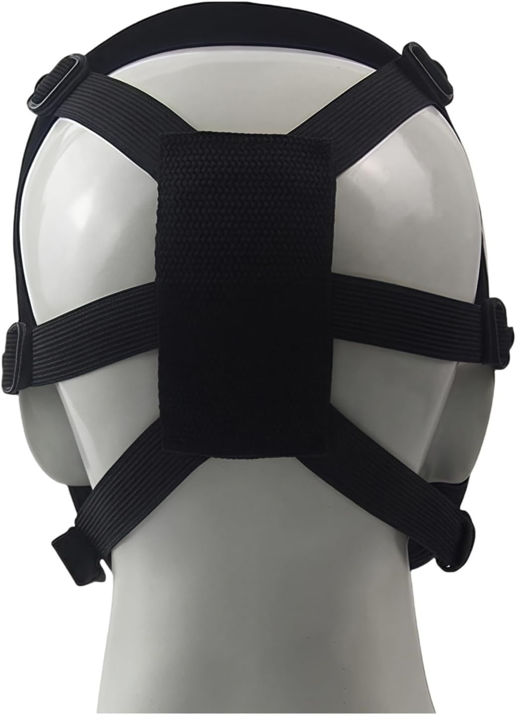 Creepy Black Skull Mask with Metal Eye Protection for Halloween & Airsoft