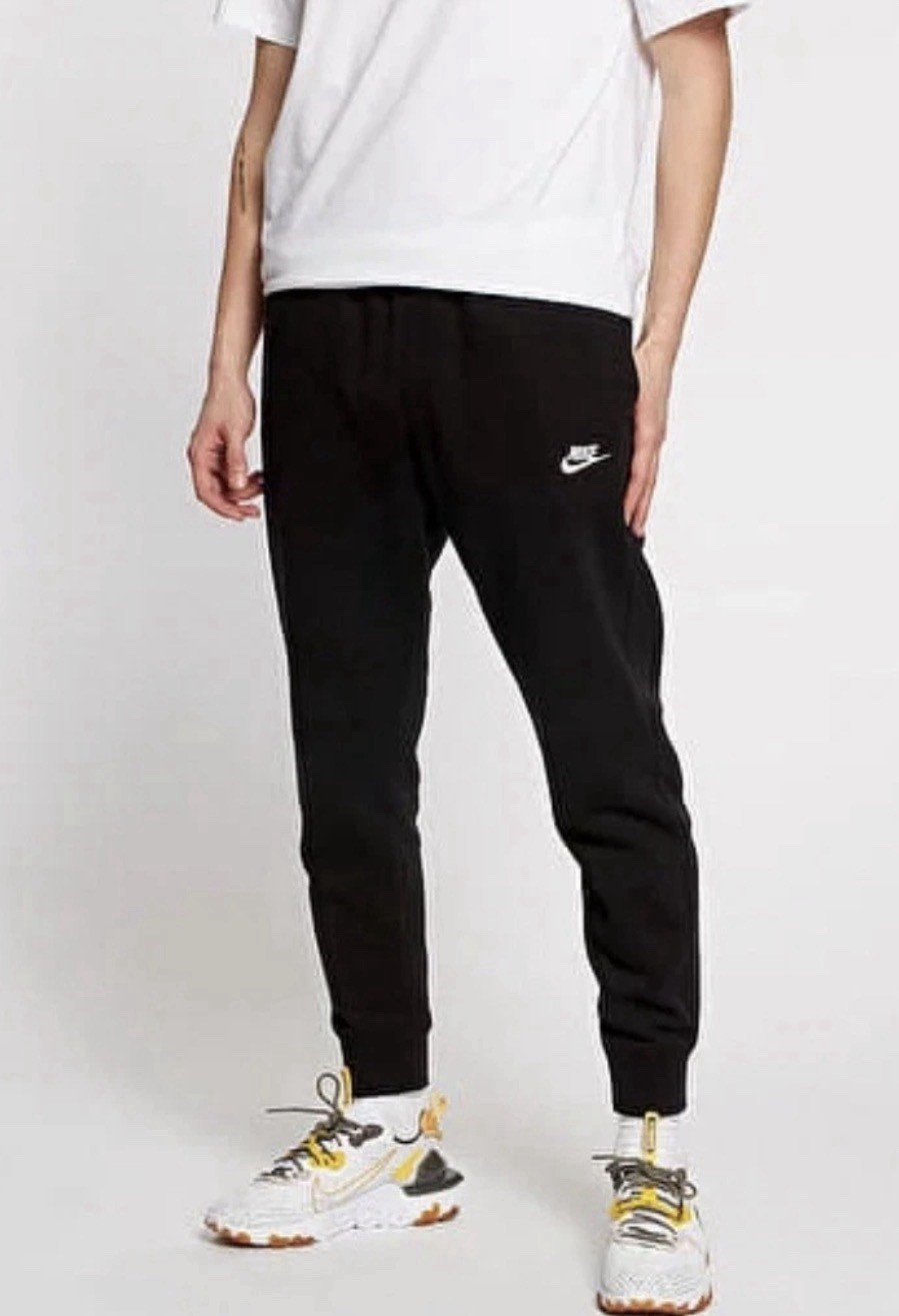 Nike Men’s NSW Sportswear Club Fleece Jogger Tapered Black Size S NWT BV2671-010