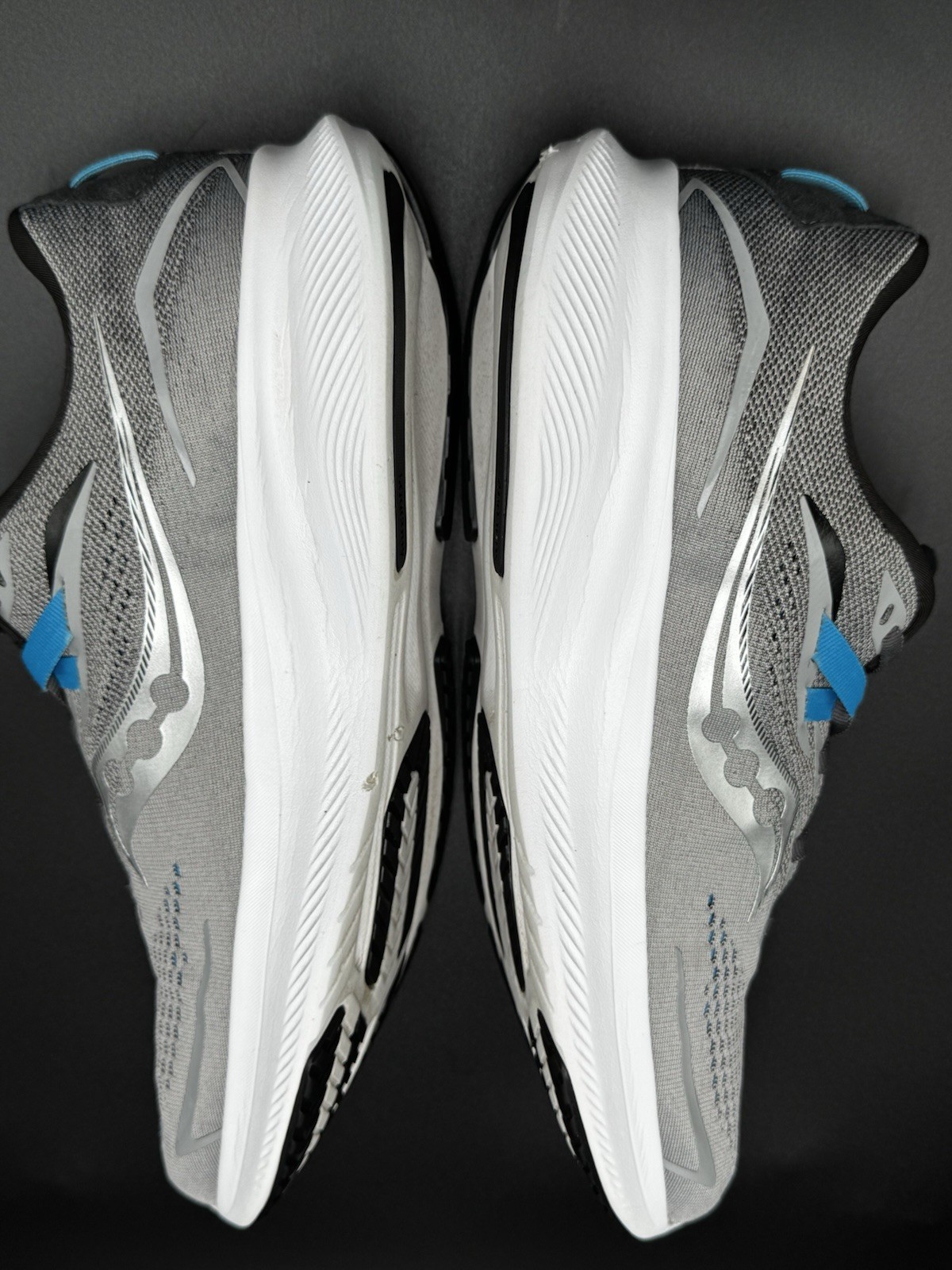 Size 12.5 – Saucony Ride 15 Alloy Topaz Running Shoes