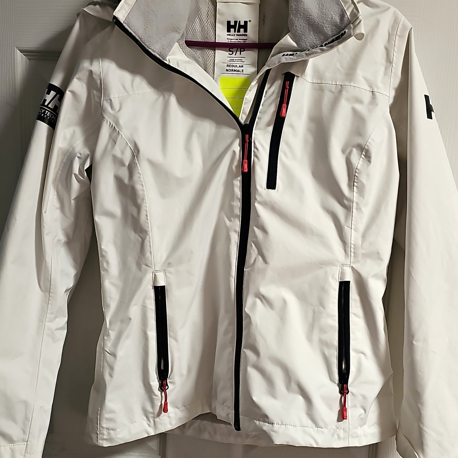 Helly Hansen Helly Tech Protection Womens White Hooded Full Zip Jacket S Perfect