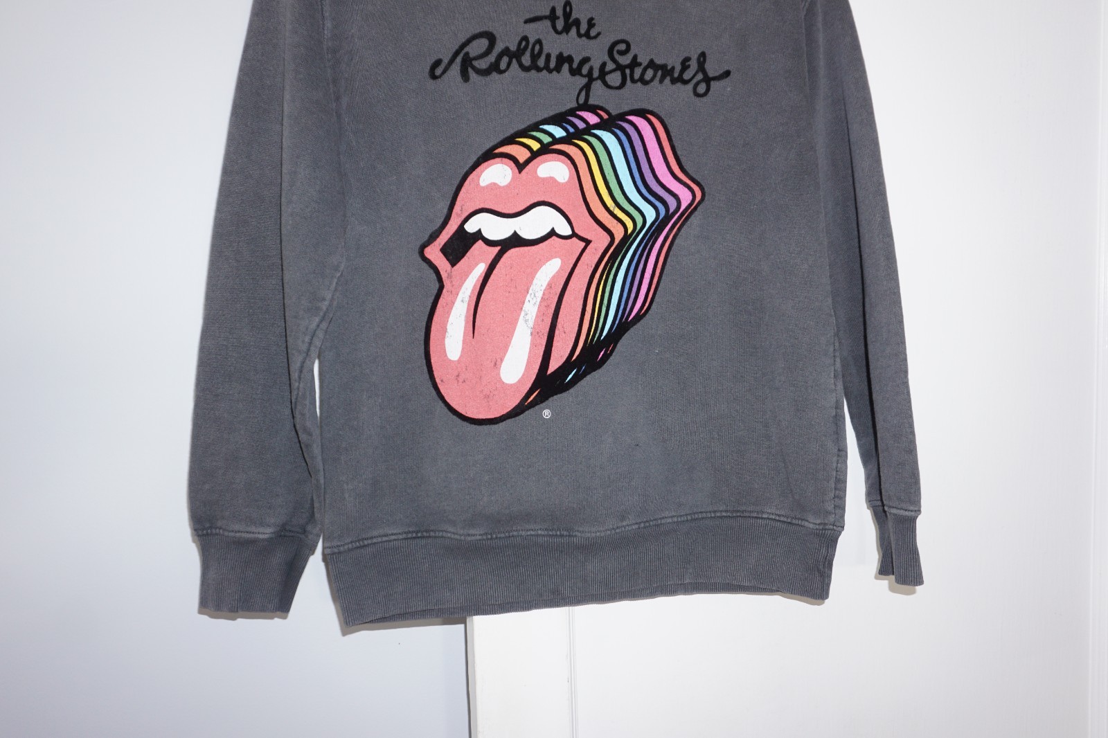 The Rolling Stones Zara Kids Size 13-14 (cm 164) Crew Neck Sweatshirt Gray