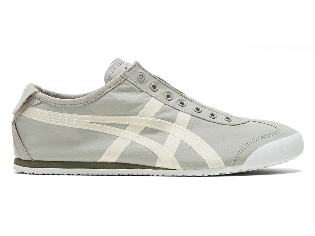 Onitsuka Tiger MEXICO 66 SLIP-ON 1183B603 020 OYSTER GREY WHITE Unisex Shoes