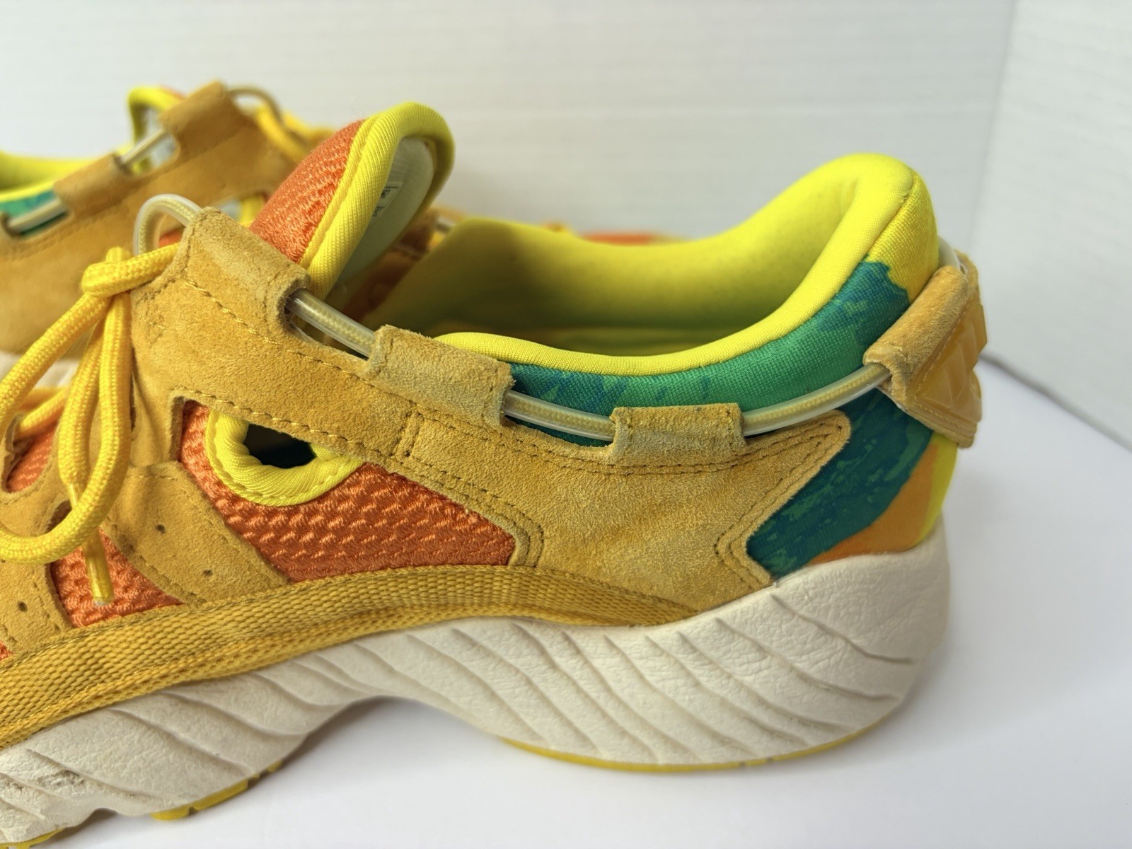 Asics Gel-Mai Knit Sunflower Sneakers Mens 8.5 Chunky Retro Dad Running Shoes