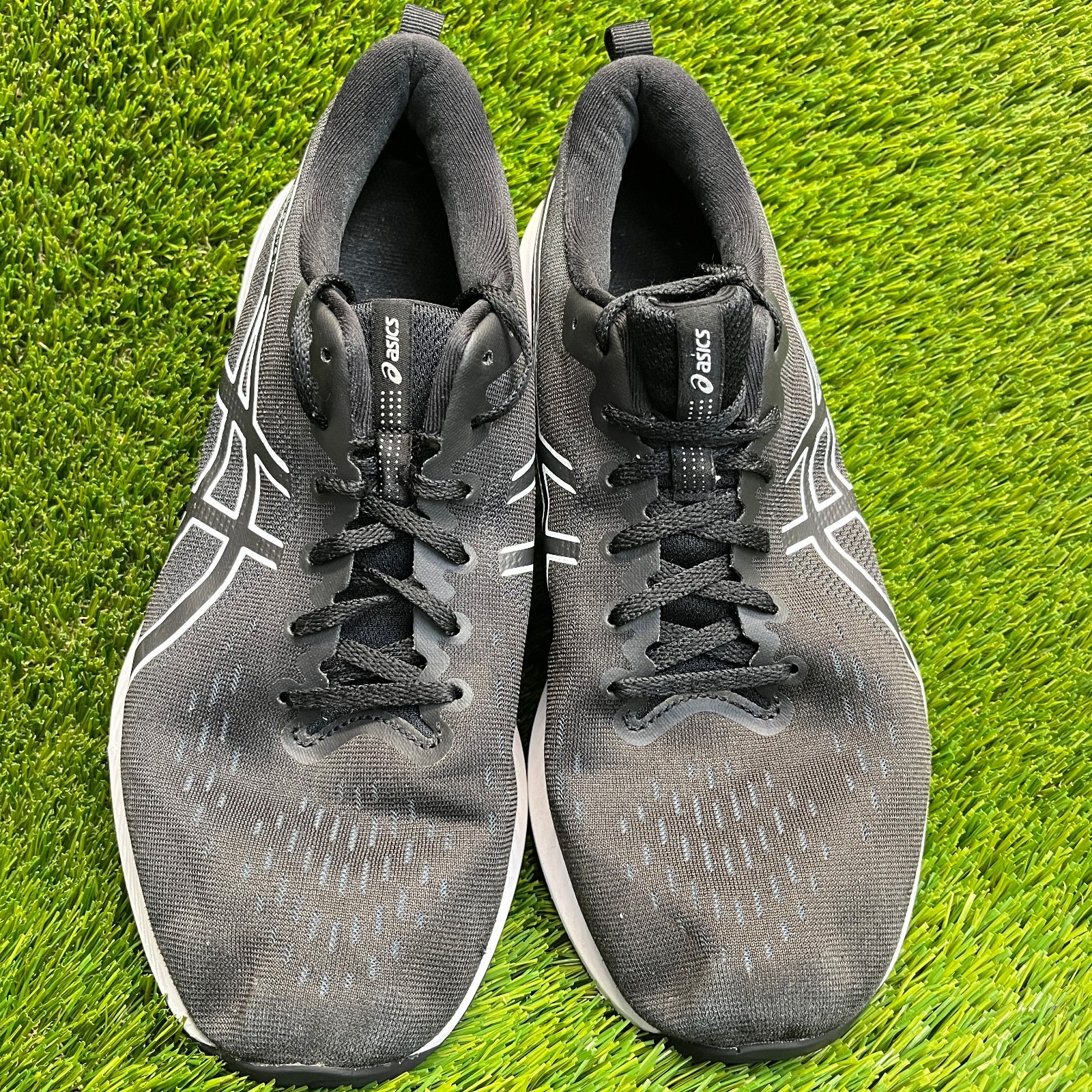Asics Gel-Excite 10 Men Size 10.5 4E Black White Athletic Running Shoes Sneakers