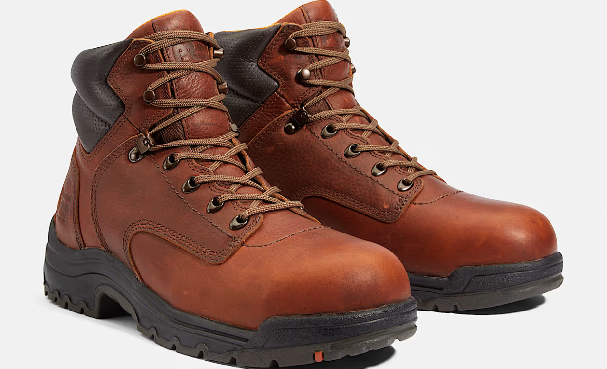 Timberland PRO Men’s TiTAN 6″ Alloy Toe Work Boot Brown Size 9 Medium 26011 Safe