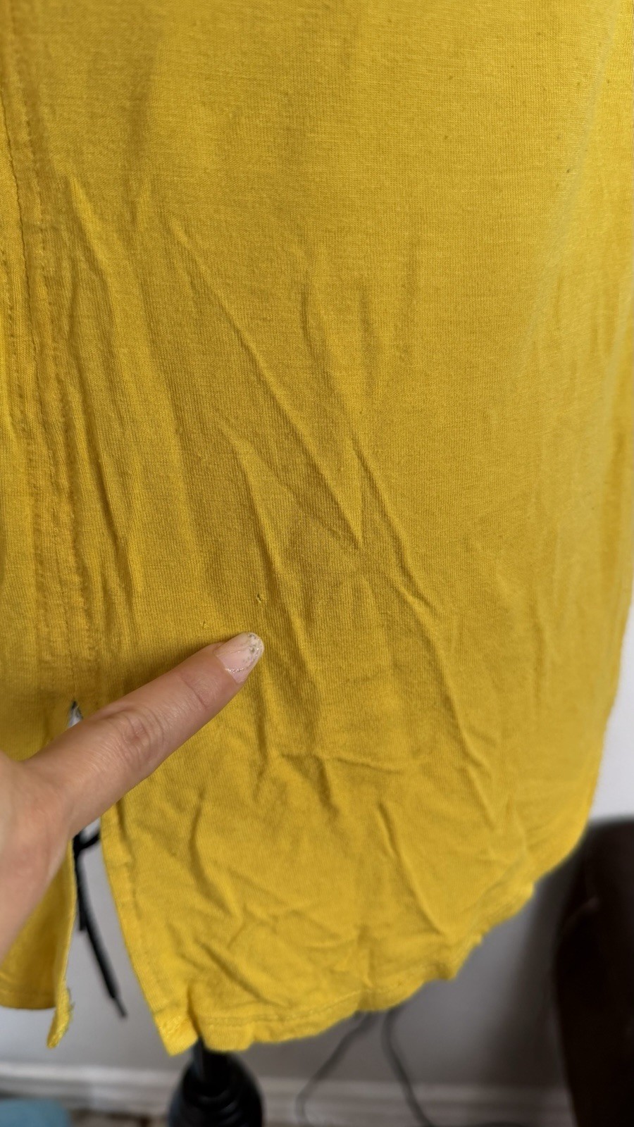 Grace Elements Women’s Mustard Lace Sleeveless Rayon Blouse Top Size M Boho