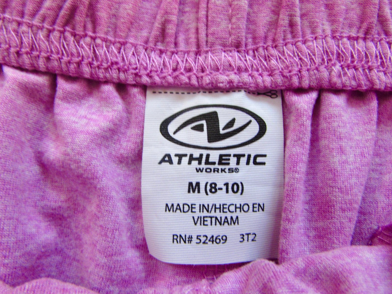 ATHELTIC WORKS ~ Size M ~ Candy Pink! Drawstring Wide Leg Shorts w/Pockets! a20