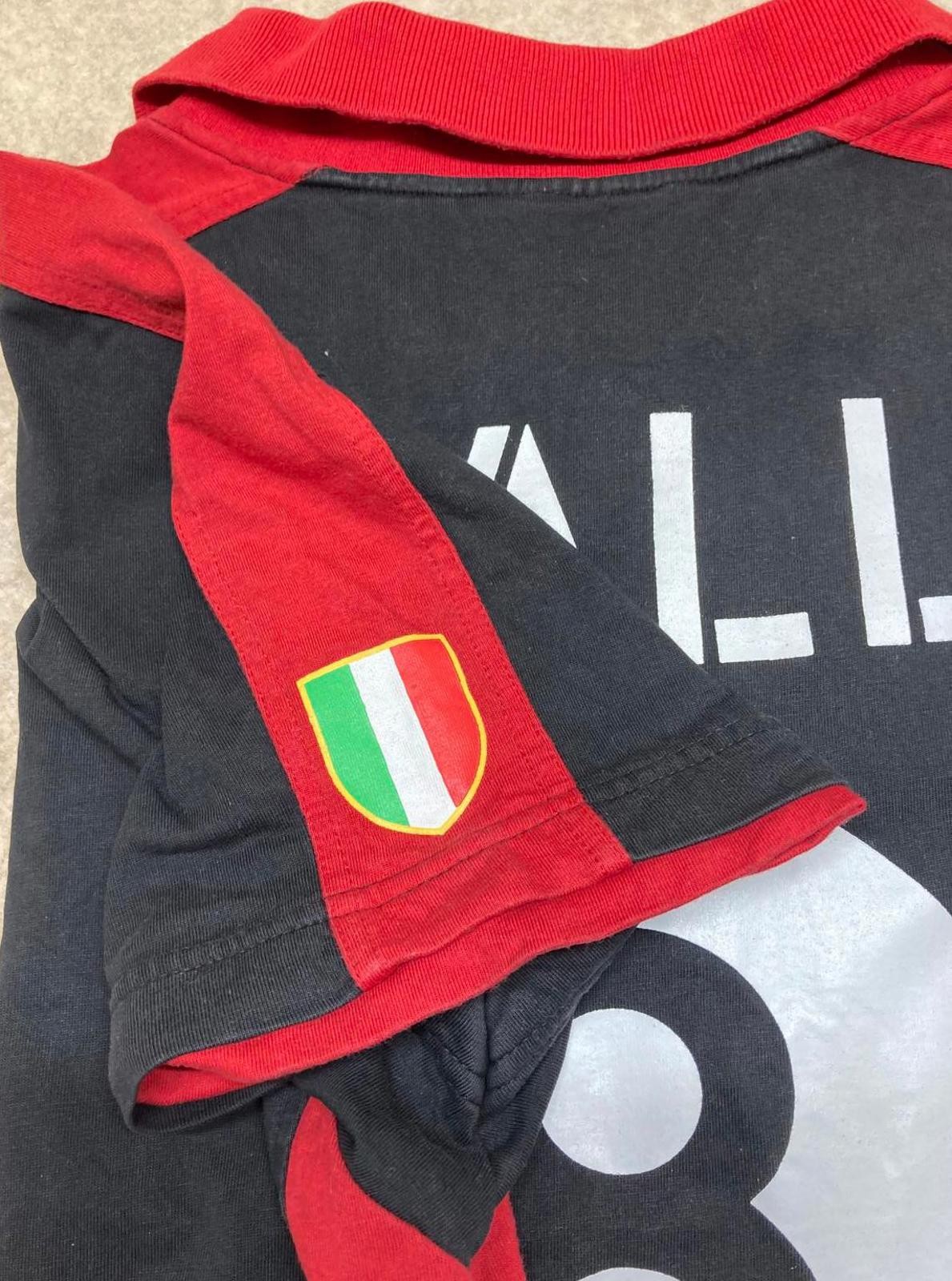Billiards Polo Shirt with Red and Black Colorblock Design, Size XL