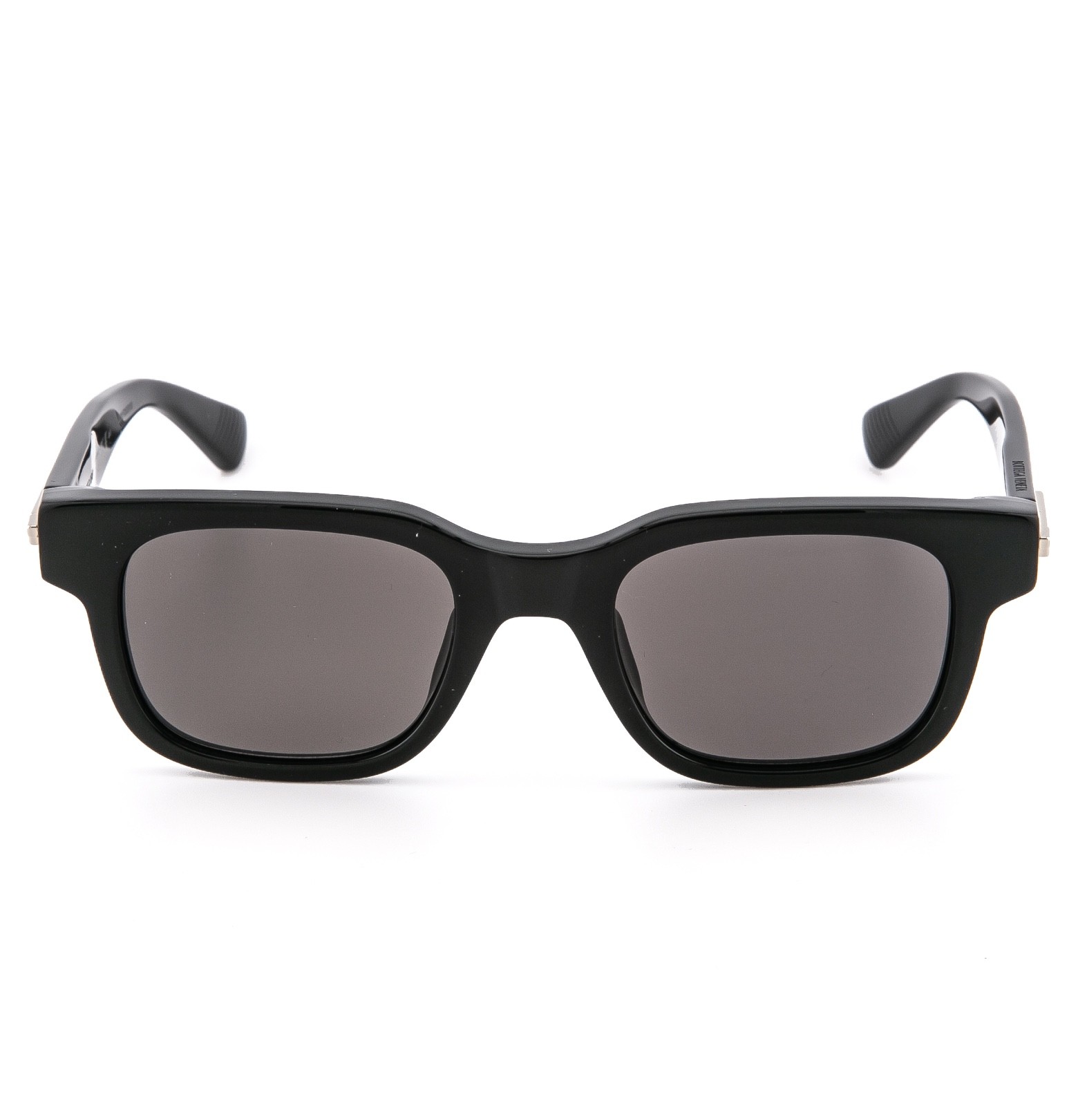BOTTEGA VENETA 1411 BV1411S Black Classic Squared Unisex Sunglass 001 Authentic