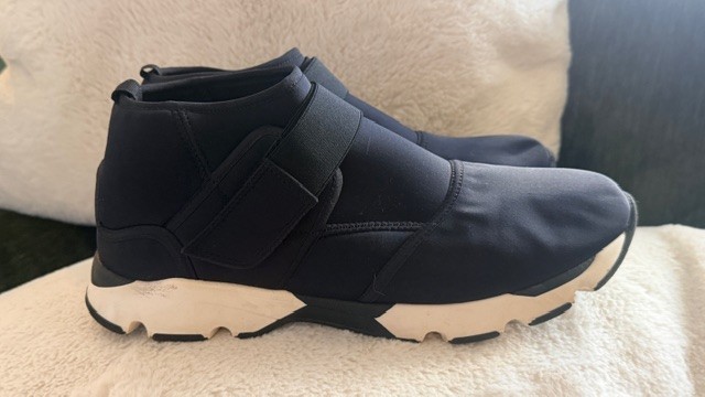 MARNI Mens Size 10 High-Top Sneaker strap Black Neoprene