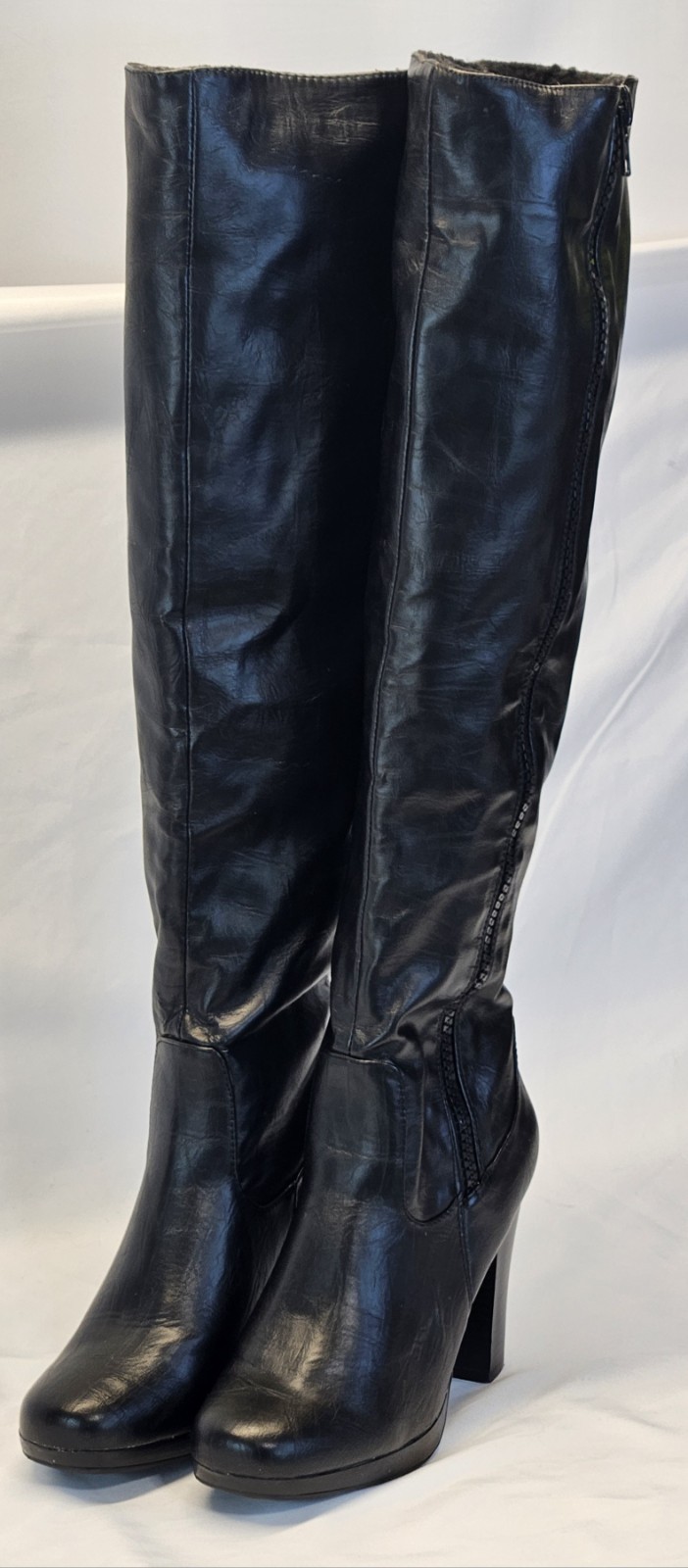 Madeline Stuart “Amnesty” Black All Man-Made Materials Shoes Size 8M