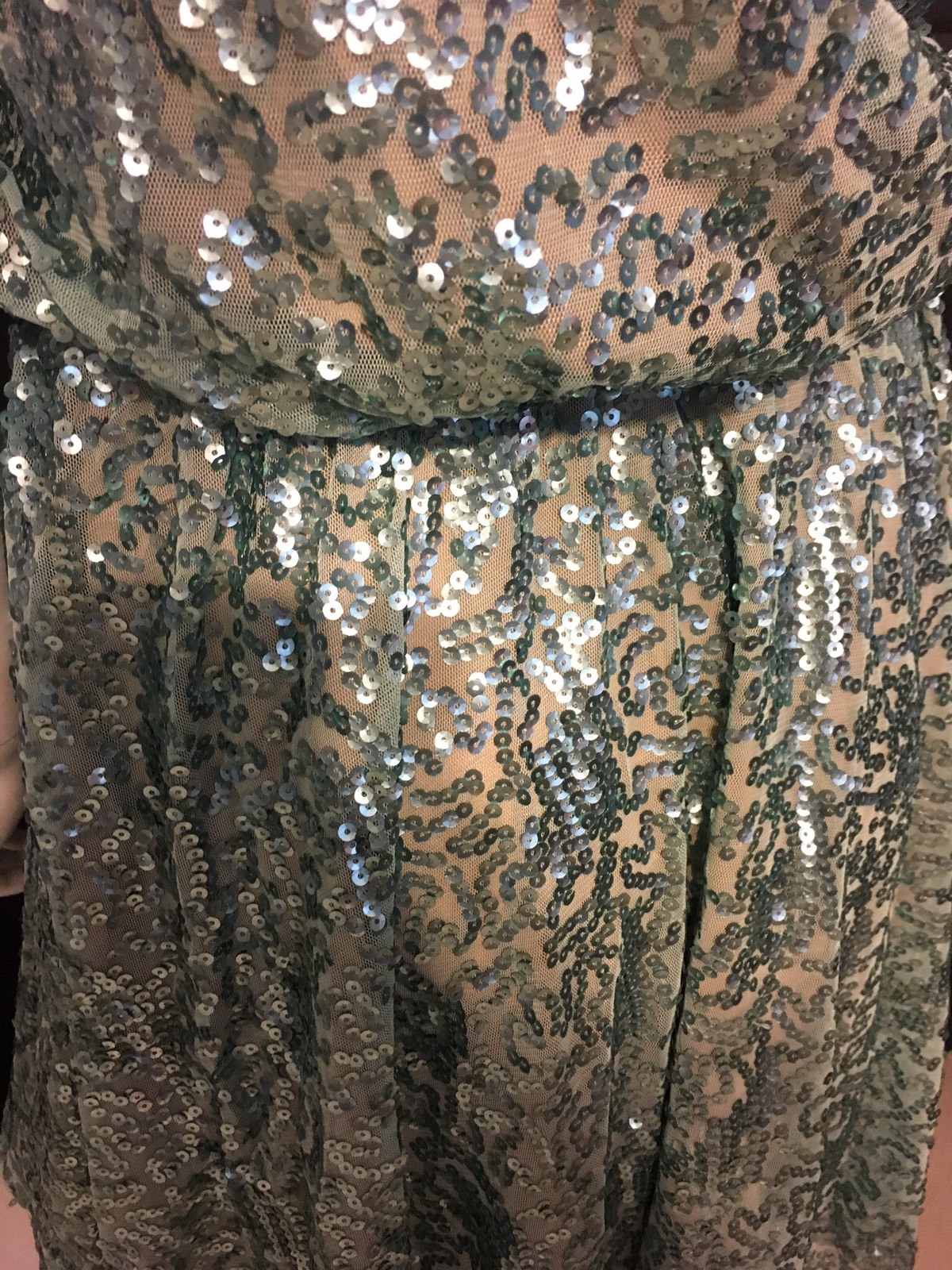 NEW! $220 Dress the Population Maryann Sleeveless Sequin Dress [SZ Medium] #e92