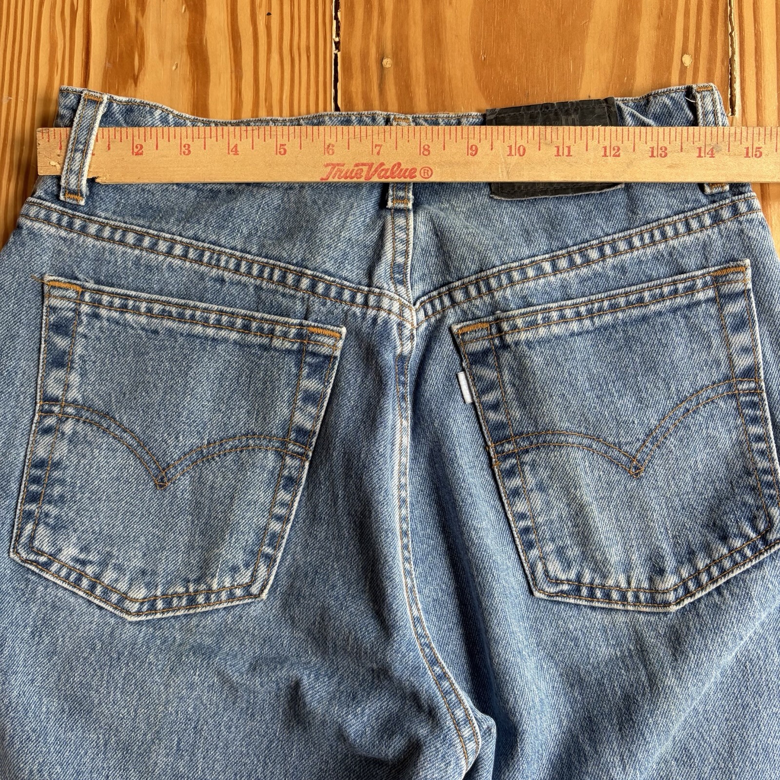 Vintage 90s Silver Tab Levi’s Jeans Loose Fit 28×30 Made In USA 100% Cotton EUC