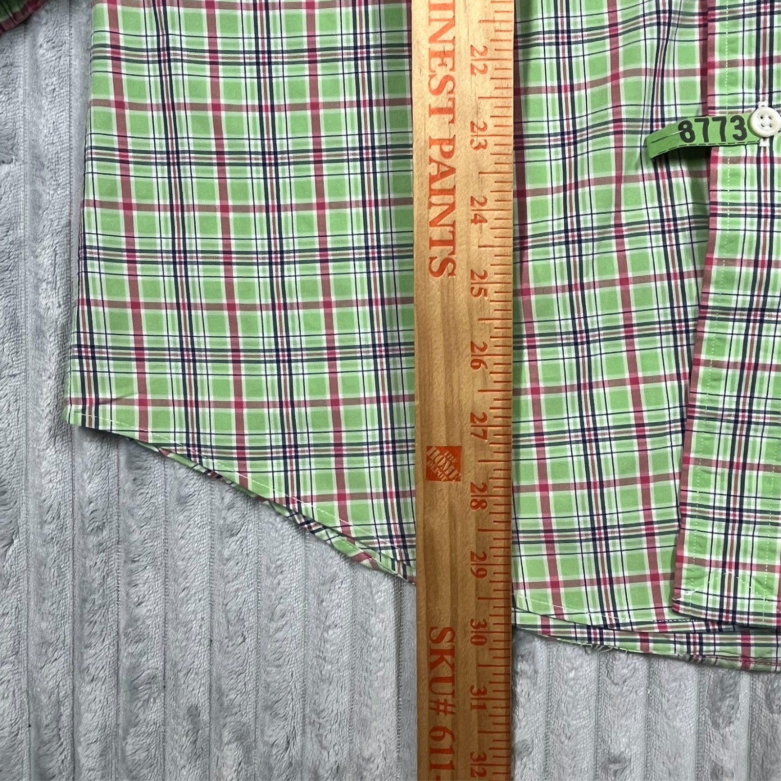 Ralph Lauren Custom Fit Shirt Men’s S Colorful Plaid Preppy Career Office Casual