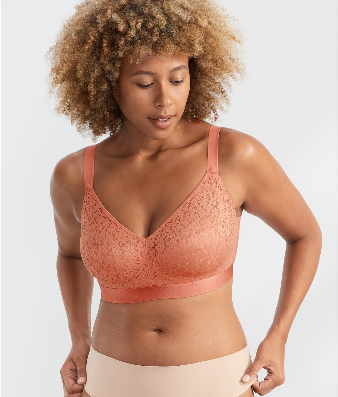 Chantelle 13F8 Norah Supportive Wire free Bra black nude ivory beige new