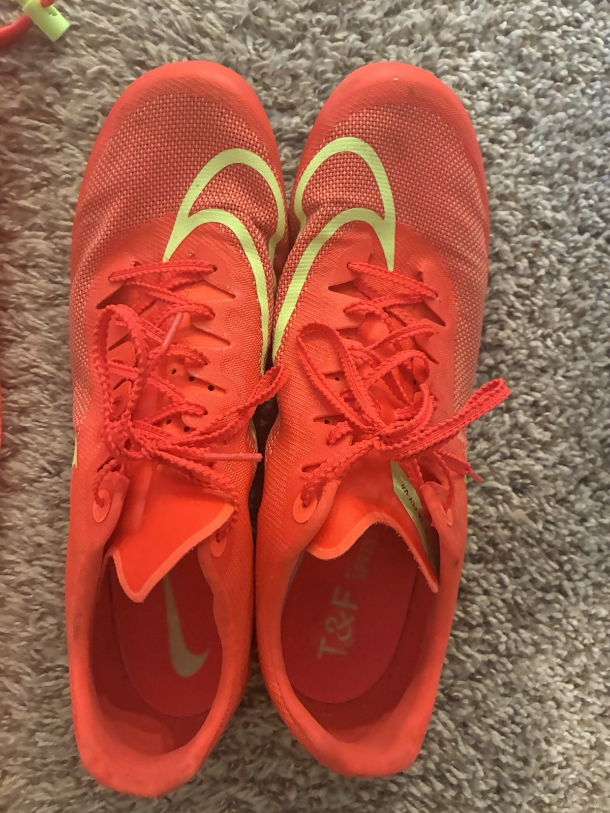 Size 14 – Nike Ja Fly 4 Bright Crimson Barely Volt |NIKE TRACK SPIKES