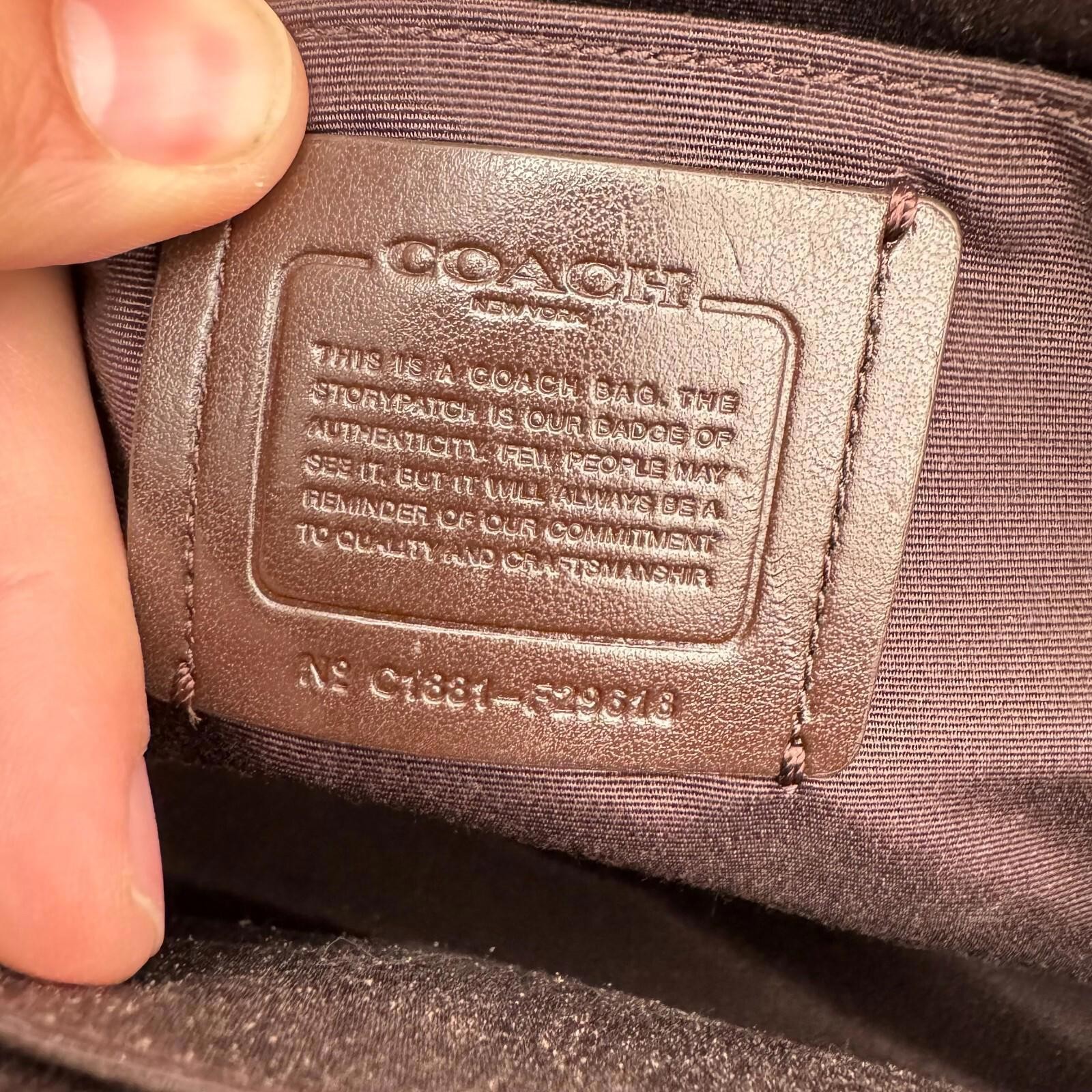 Coach Sierra Satchel Space Patch F29618 Hand Bag w/ Shoulder Strap $350 MSRP