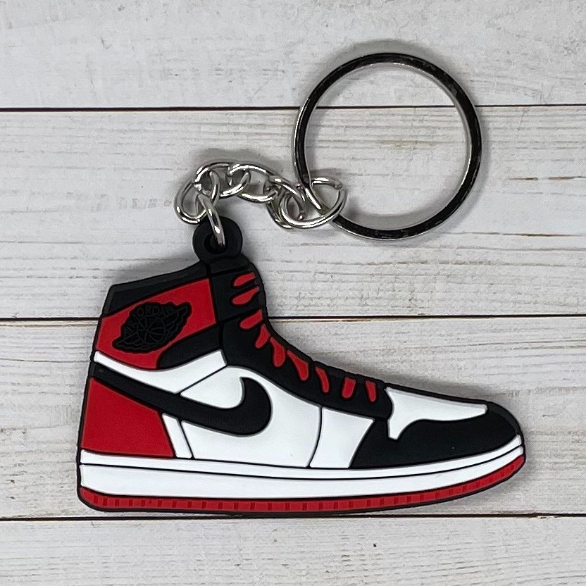 **YOU CHOOSE** Air Jordan 1 Mini Sneaker 2D Rubber 2″ Keychain MORE COLORS NEW!