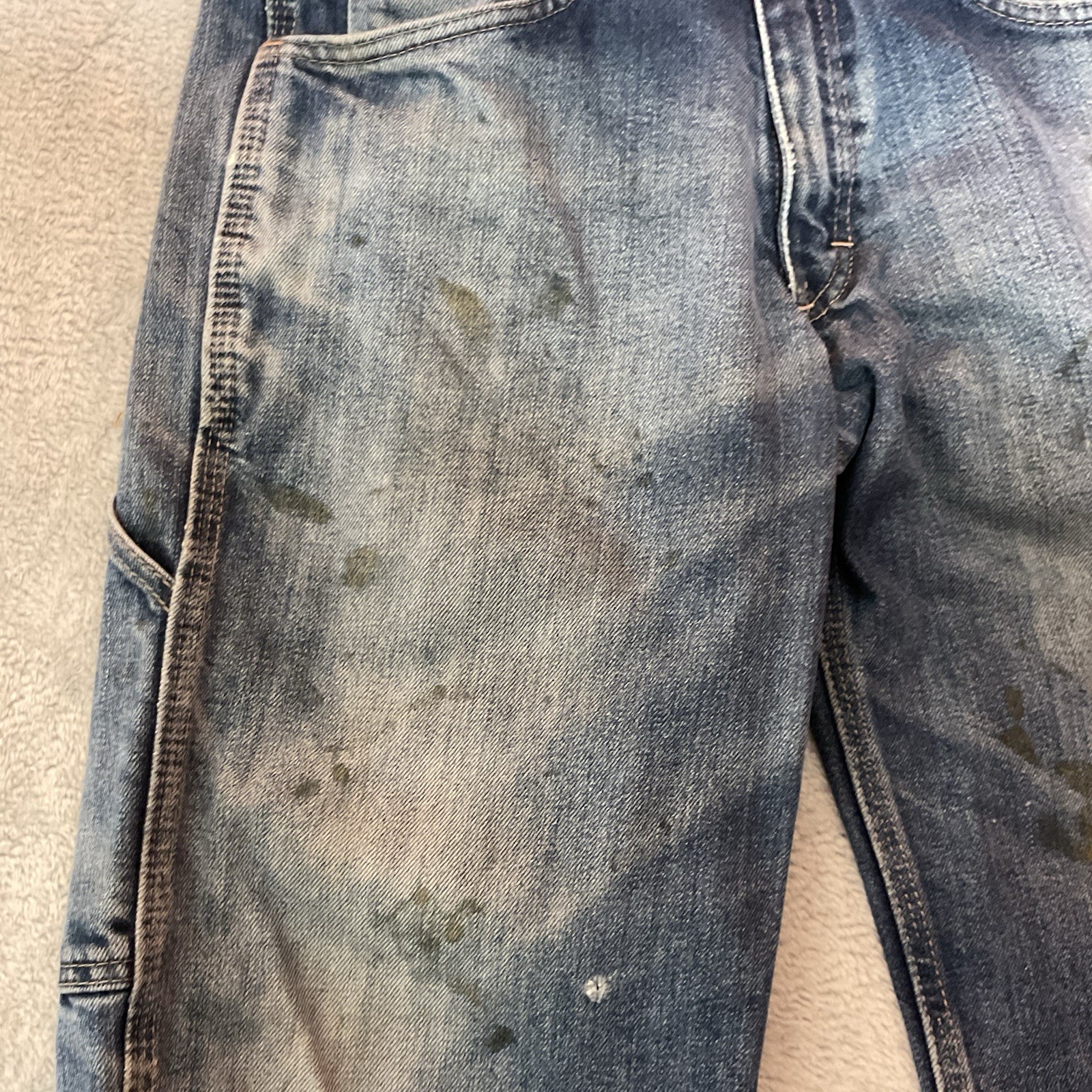 Tyndale FR Flame Resist Jeans Mens 30 X 32 Blue Relaxed Fit Carpenter F290T ARC