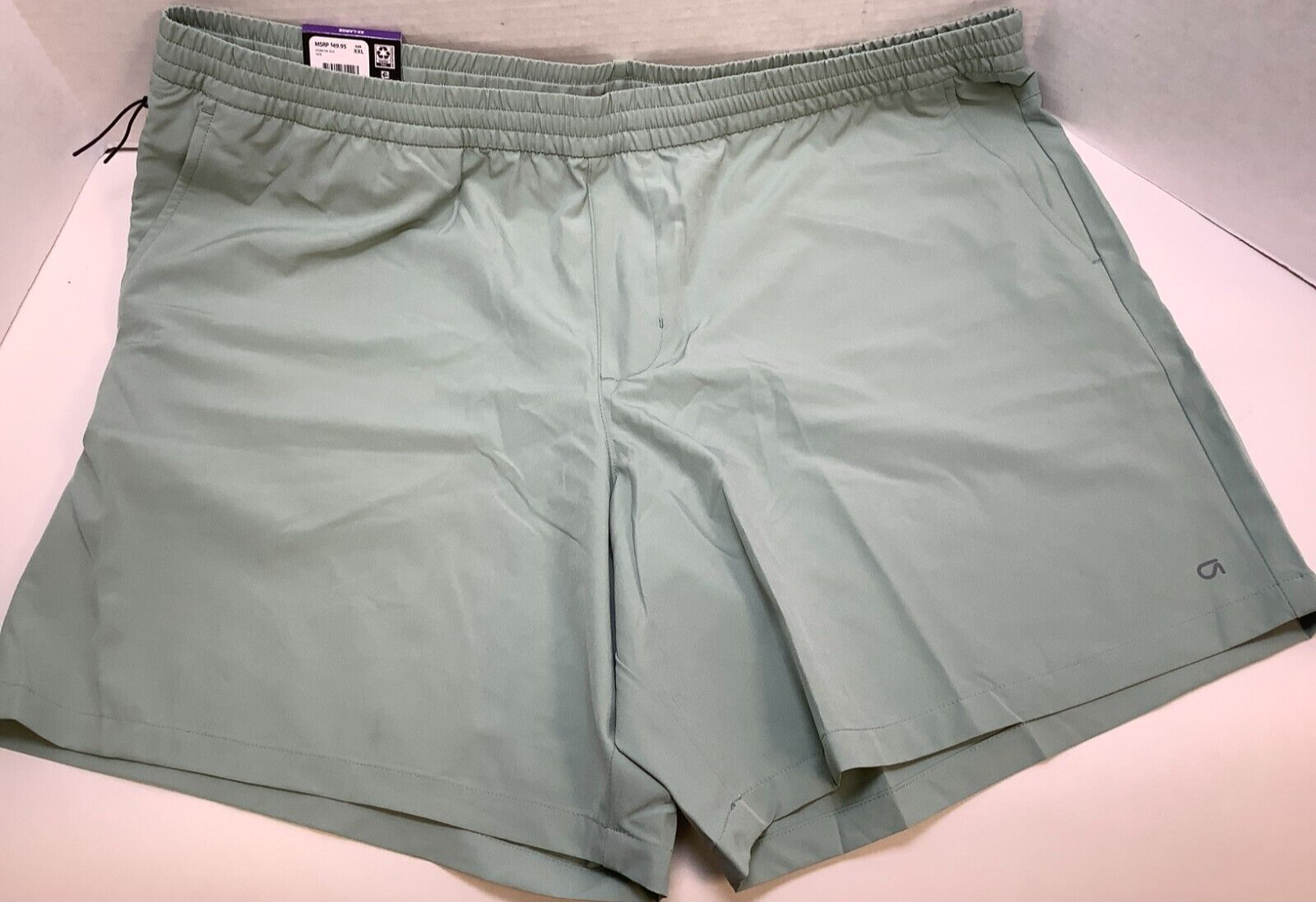 GapFit Men’s Movement Short, Size XXL, Jade, Stretch Woven, Quick Dry