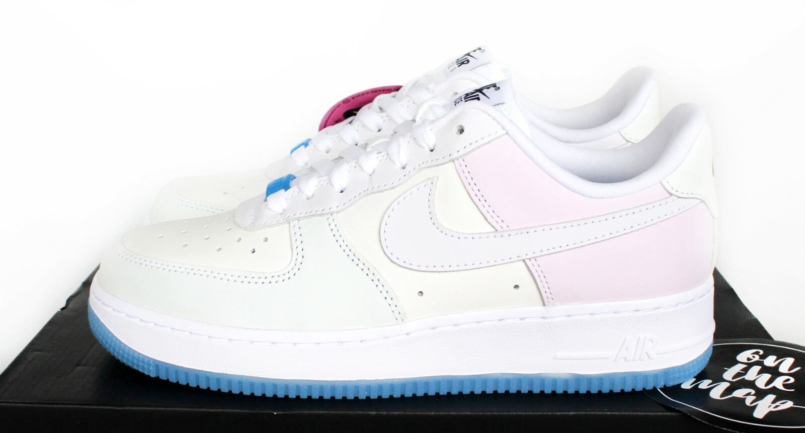 Nike Air Force 1 07 LX W UV Light Reactive Multi UK 3 4 5 6 7 8 9 10 11 US New