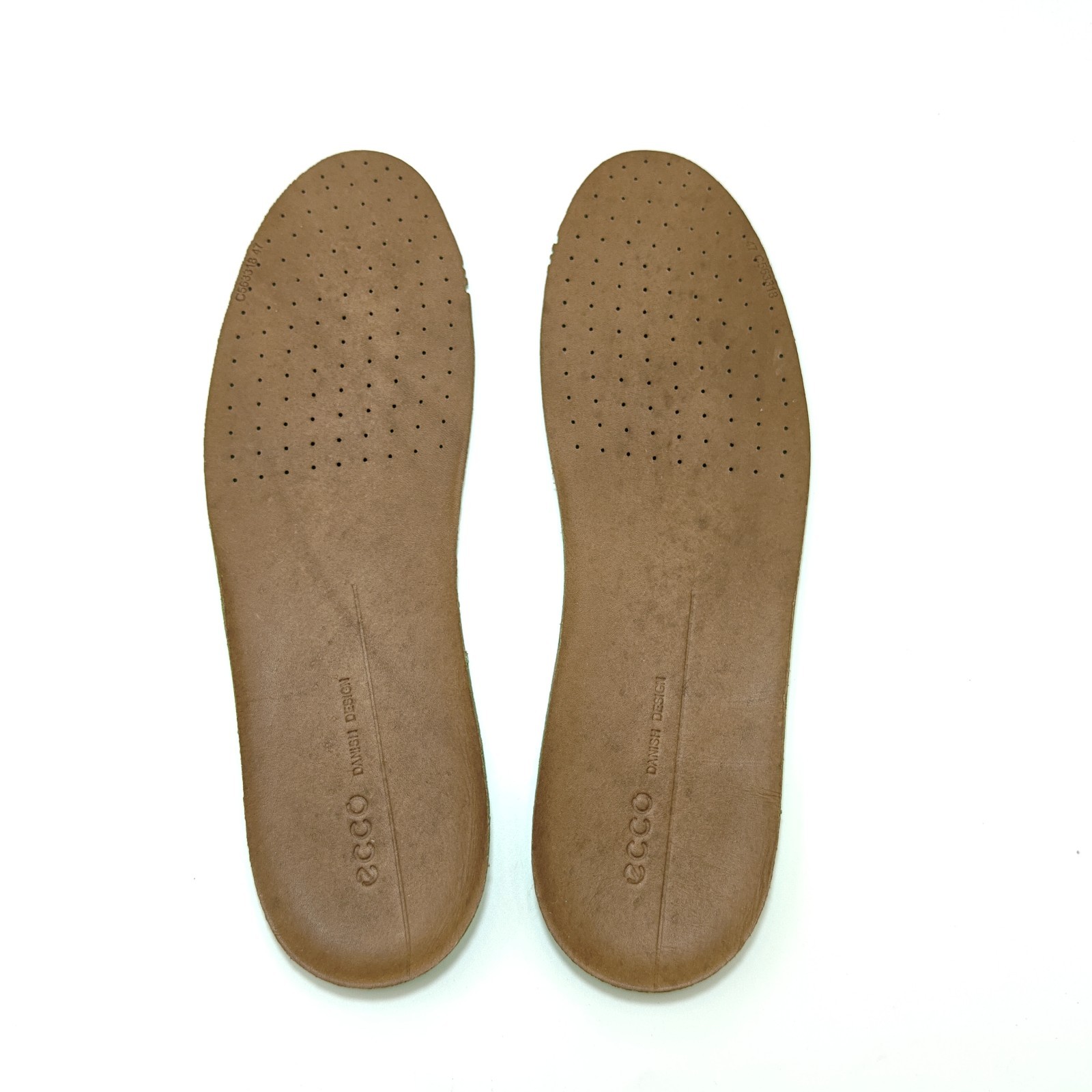 New ECCO Men’s Comfort Men’s Real Leather Insoles Us 7-16