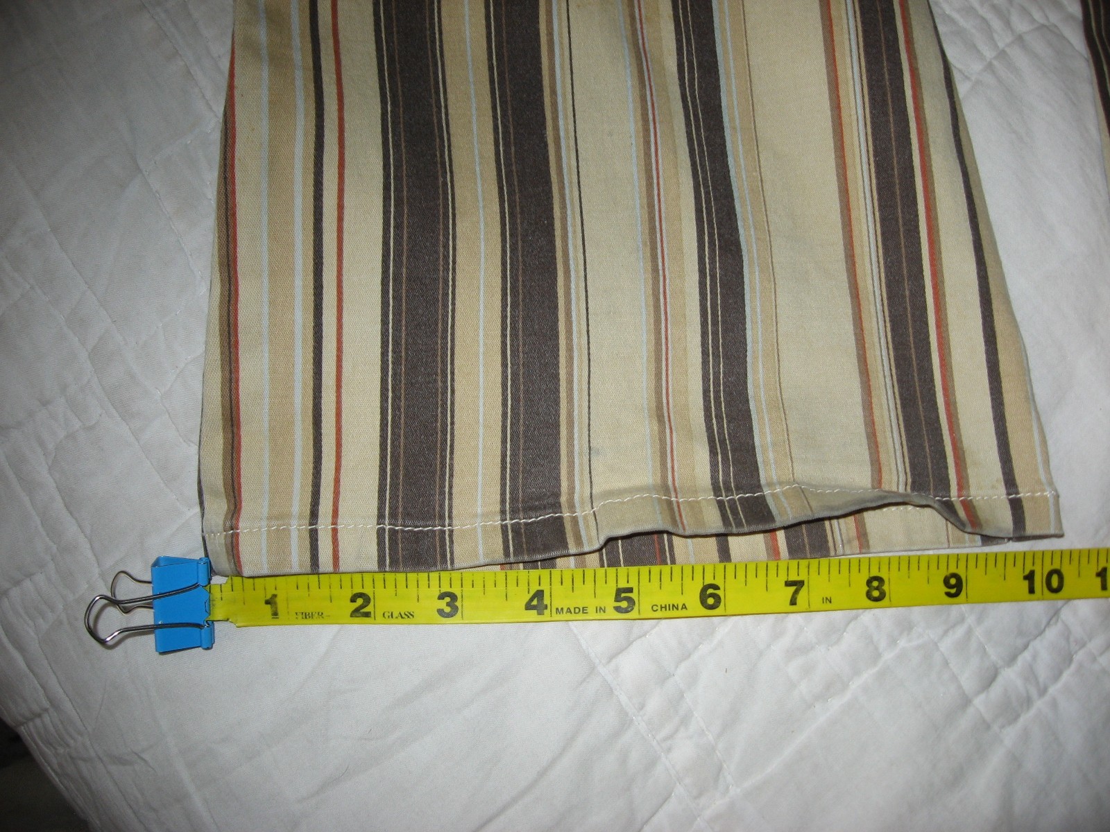 Vintage Bongo Let Me B Women’s Striped Flare Bell Buttom Pants 7 28 x 32