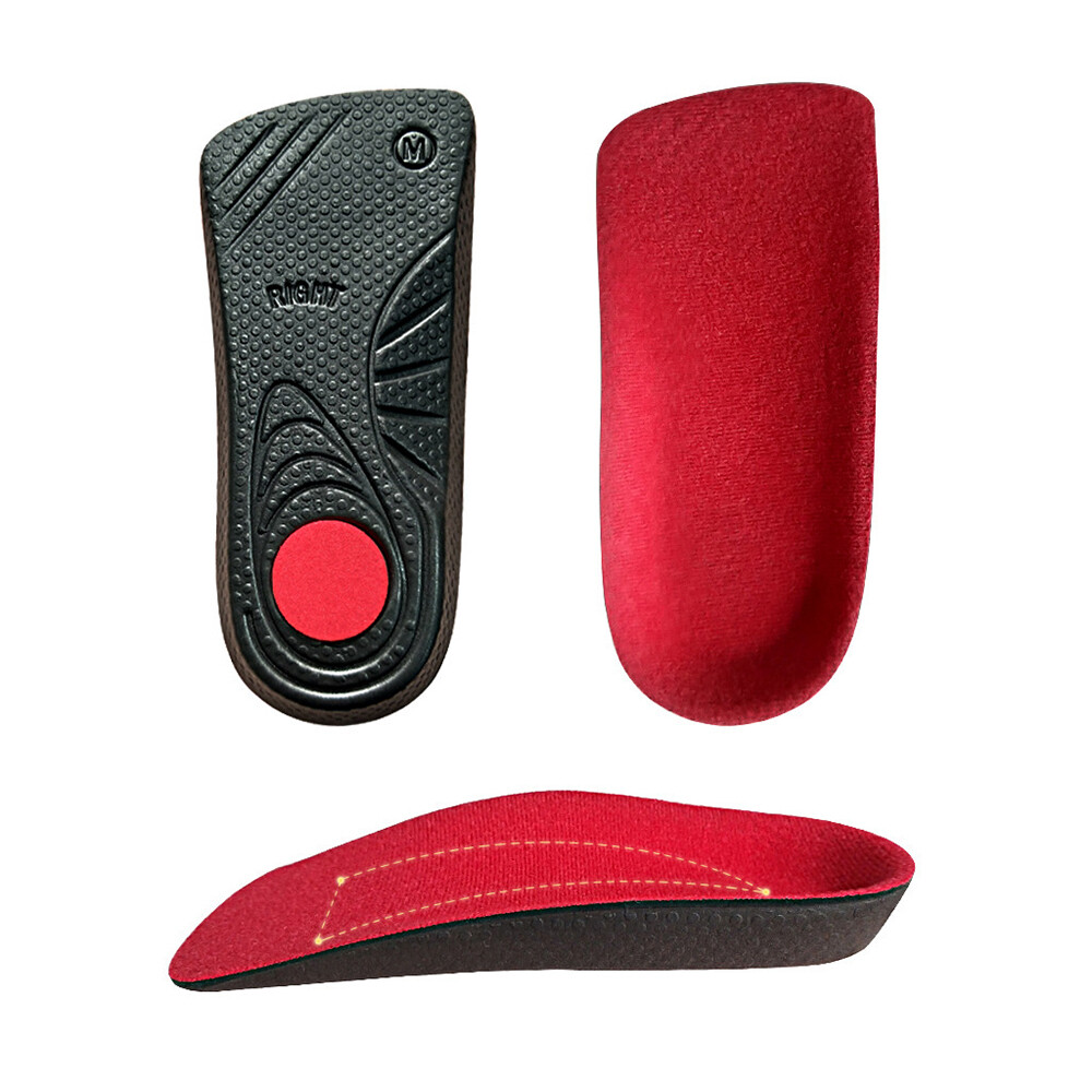3/4 Orthotic Shoe Insoles Inserts Flat Feet High Arch Support Plantar Fasciitis