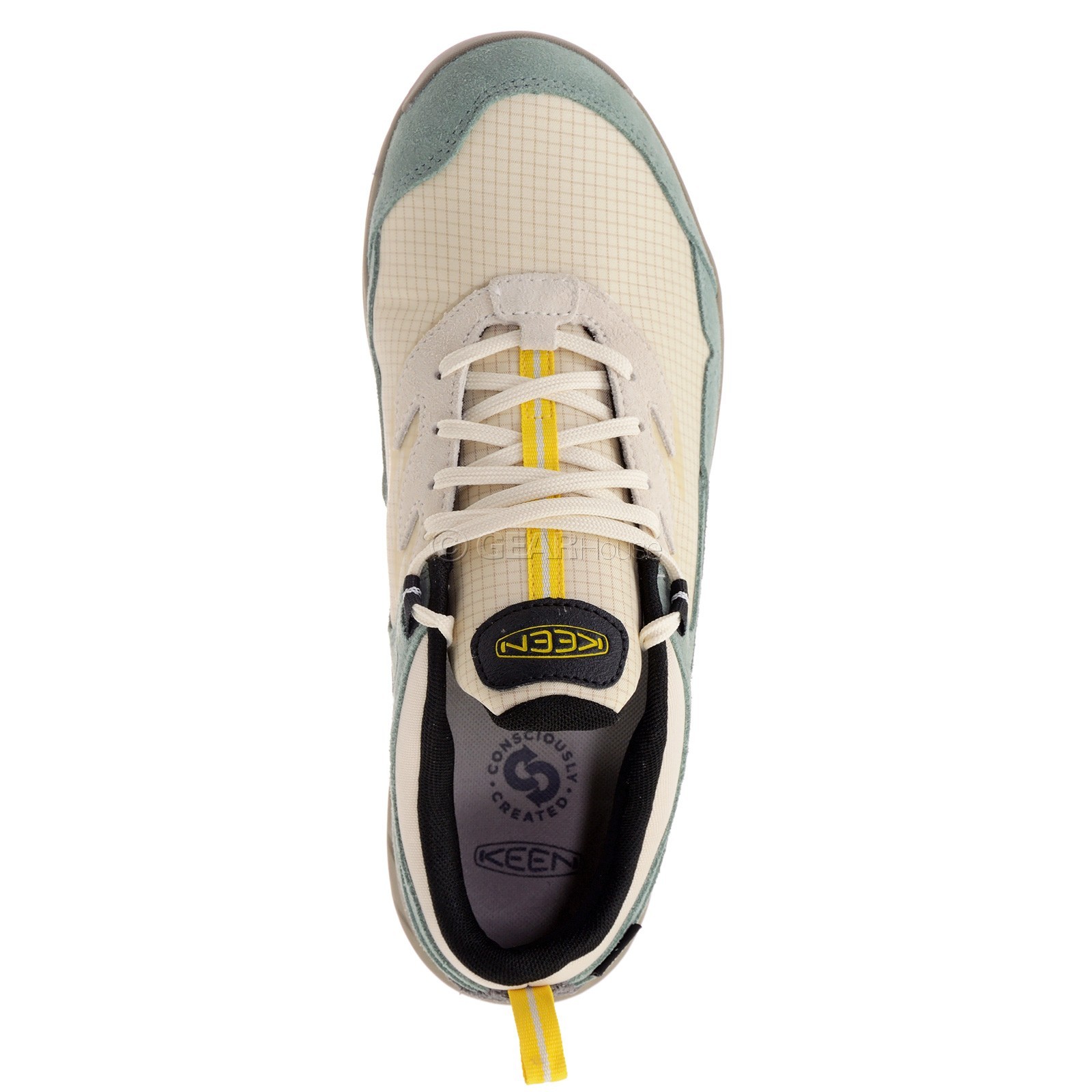 KEEN Hightrail EXP Waterproof Mens Trail Hiking Shoes, Cream Green, Pick Size