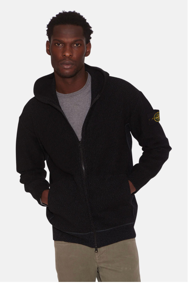 Stone Island President Knit w/ Liner – Men’s L – Black