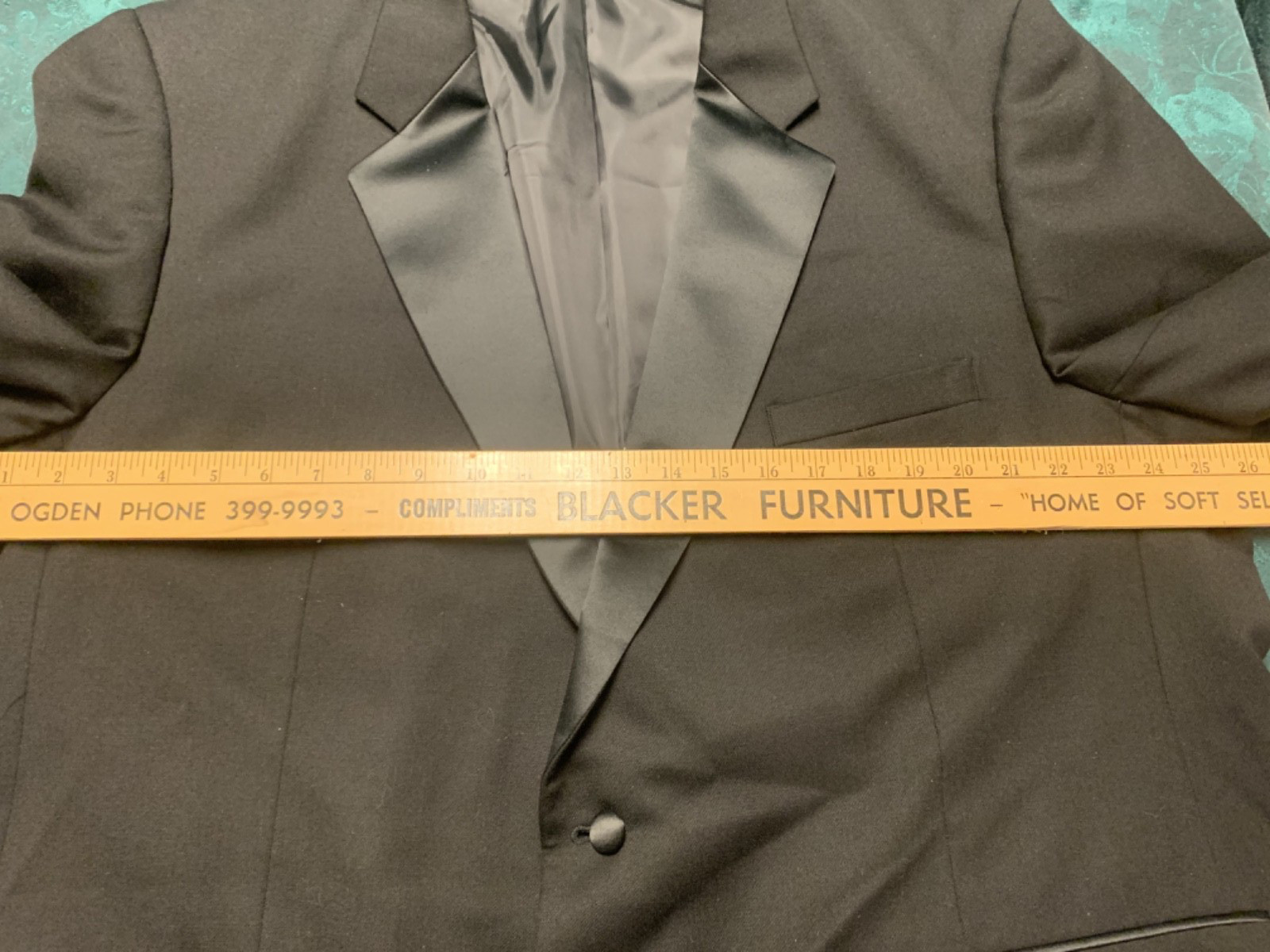 Versini Tuxedo & Cumberbun Black Size 52 Jacket 48 Pants 100% Worsted Wool
