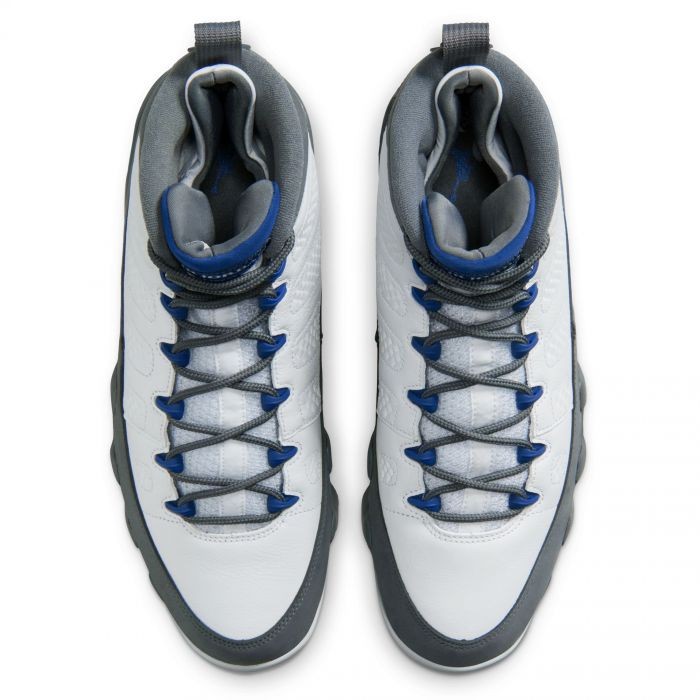 Nike Air Jordan 9 Retro Shoes White Flint Gray French Blue HV4794-100 Men’s NEW