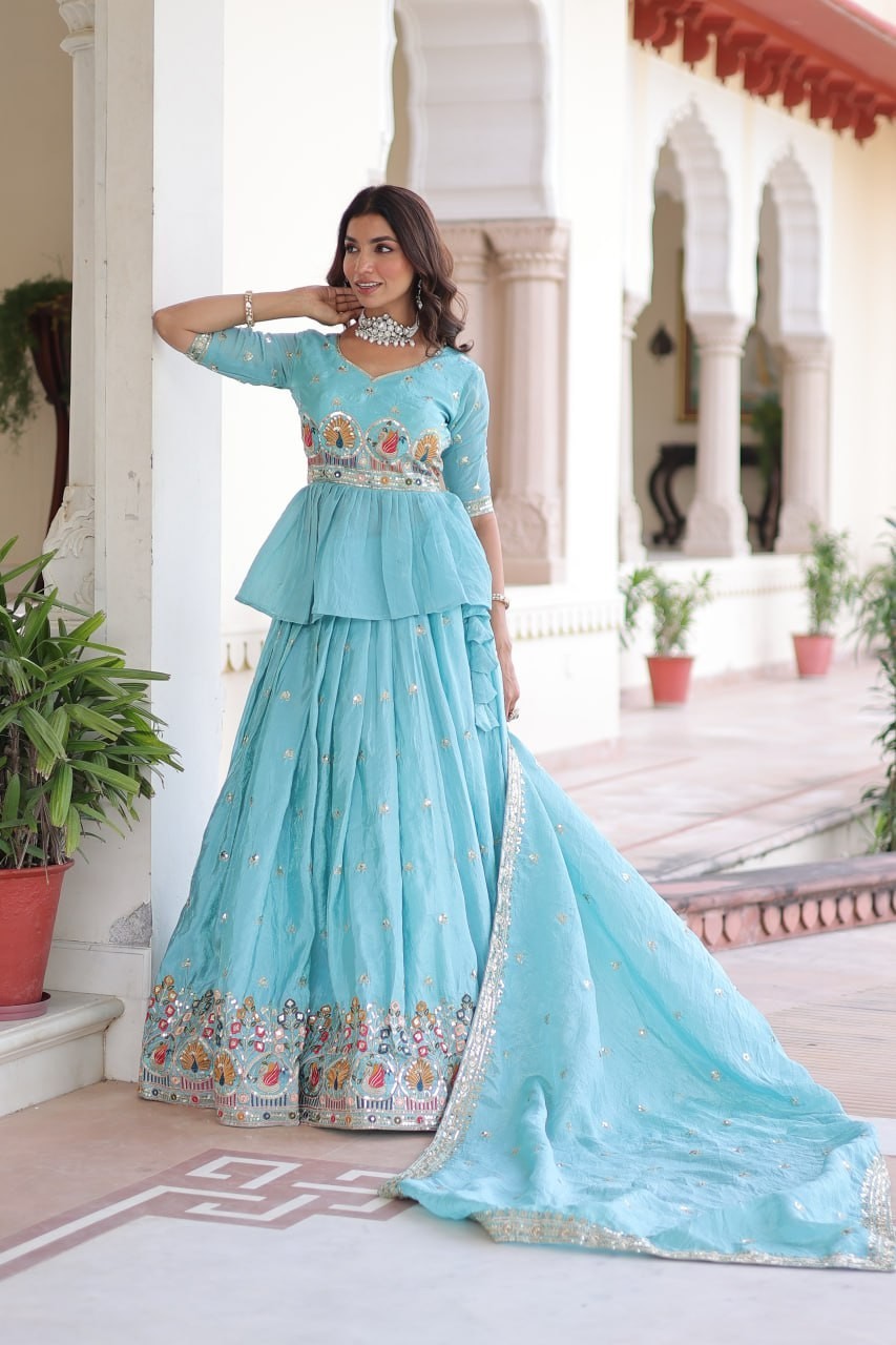Designer Stitched Readymade Lehenga Choli suit Wedding Partywear Pakistani Suit