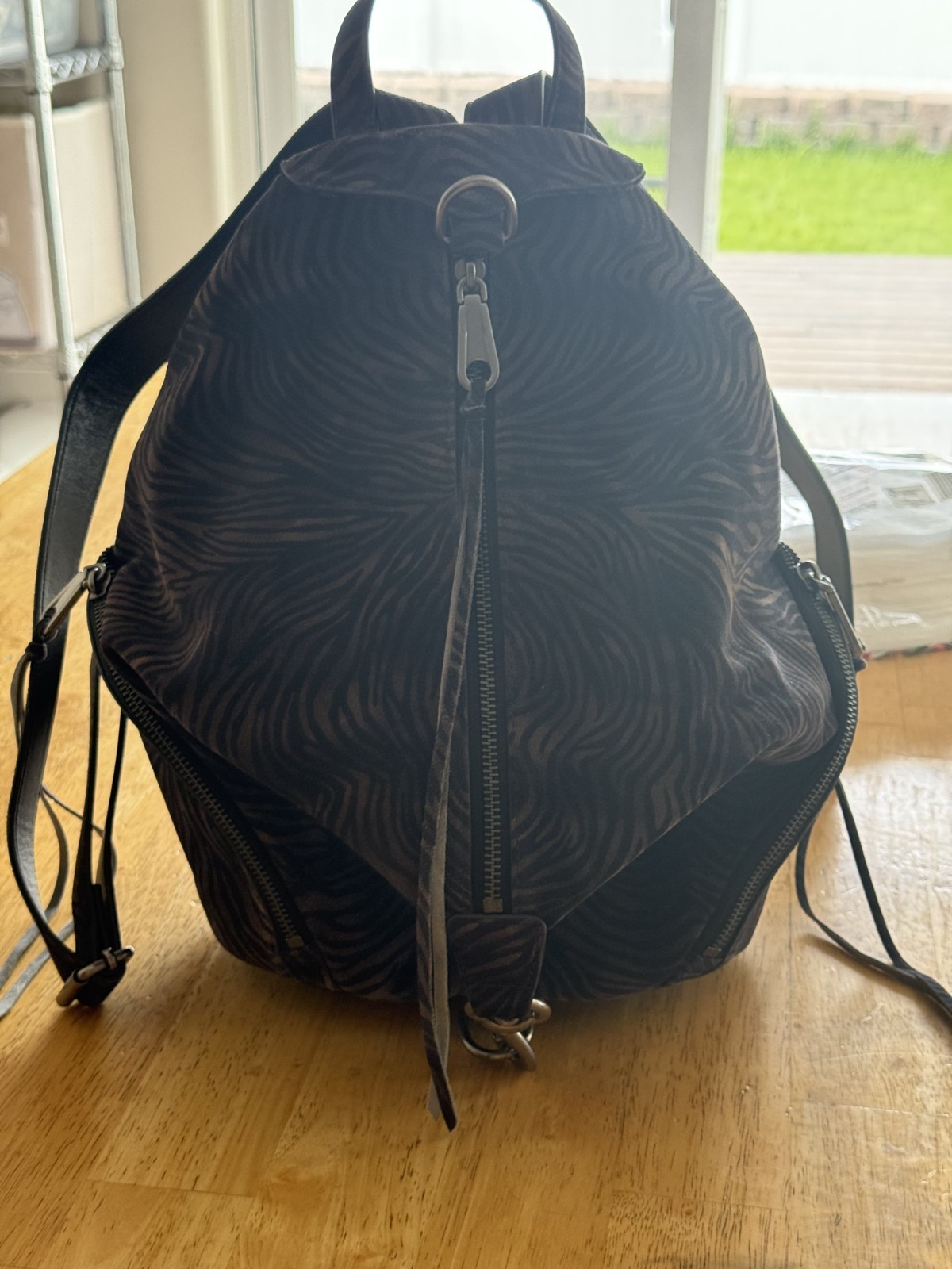 NWT REBECCA MINKOFF Julian Leather Backpack AUTHENTIC
