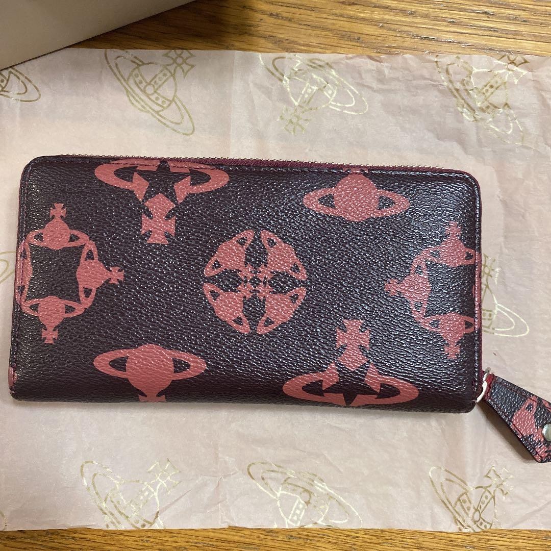 Vivienne Westwood Logo Mania Zip Around Long Wallet 19cm 7.5in japan used item