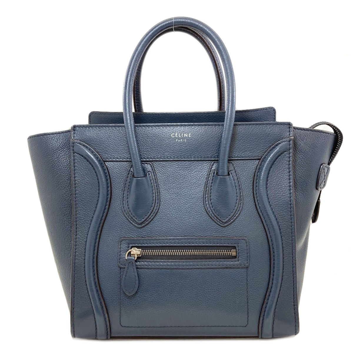 CELINE Luggage micro Tote Bag Calf Ladies [Used]