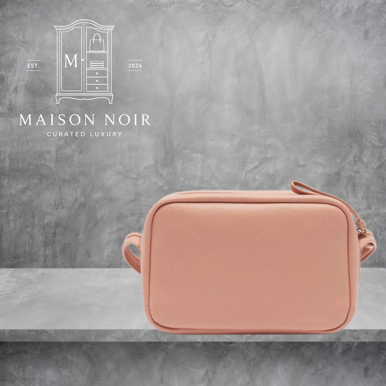 Lacoste Woman Small Pink Leather City Shoulder Bag