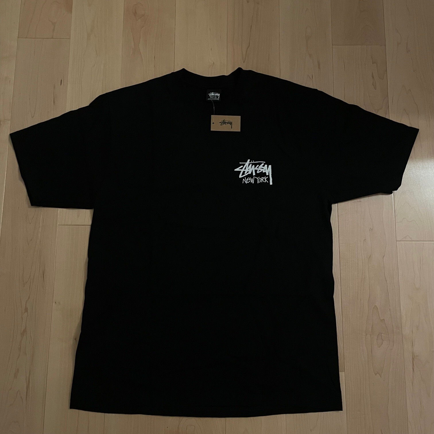 Stussy Stock New York Tee Black 2025 (New With Tags) (ALL SIZES AVAILABLE) ✅