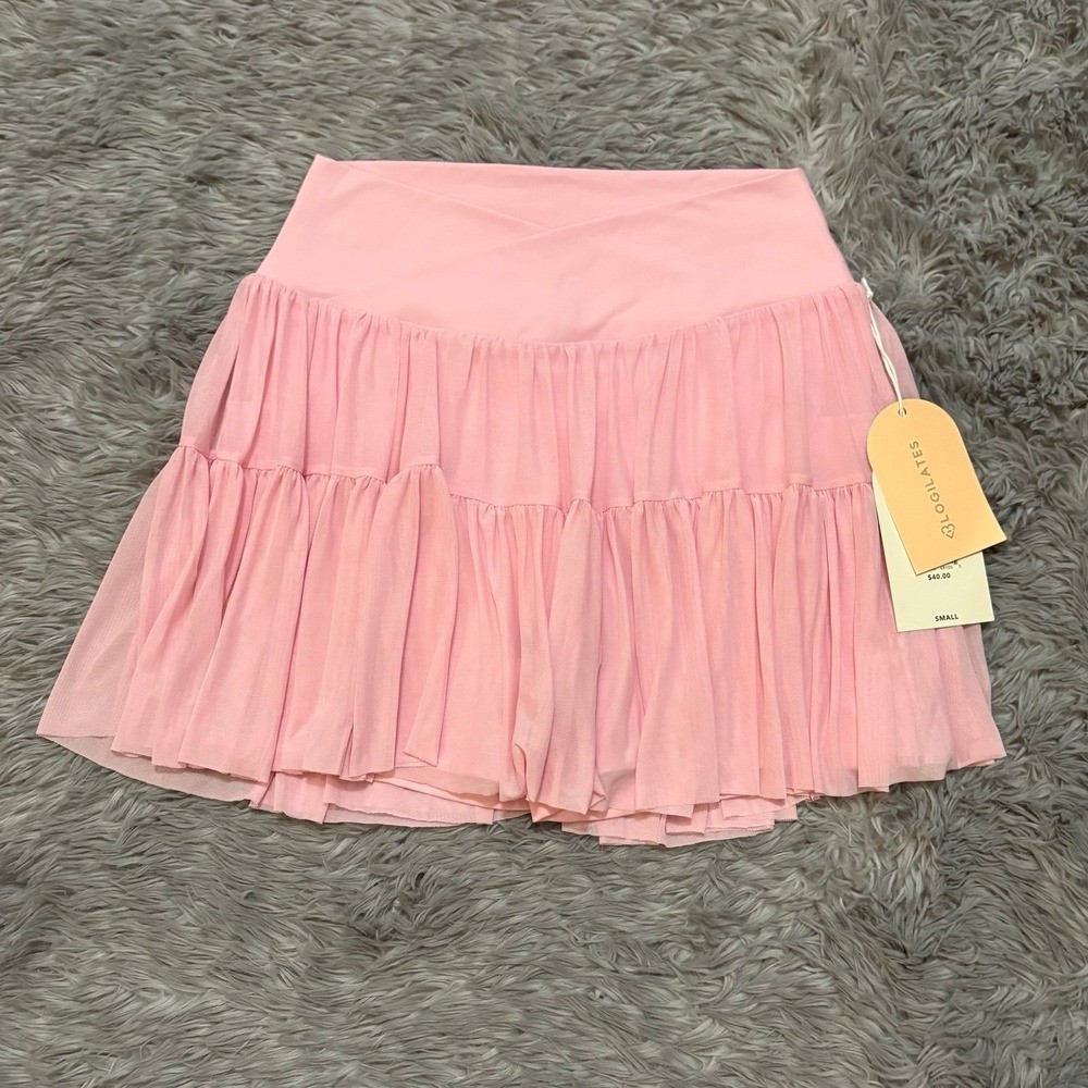 Blogilates Ballerina Skirt Pink Athletic Drifit Pilates Women’s Small NEW