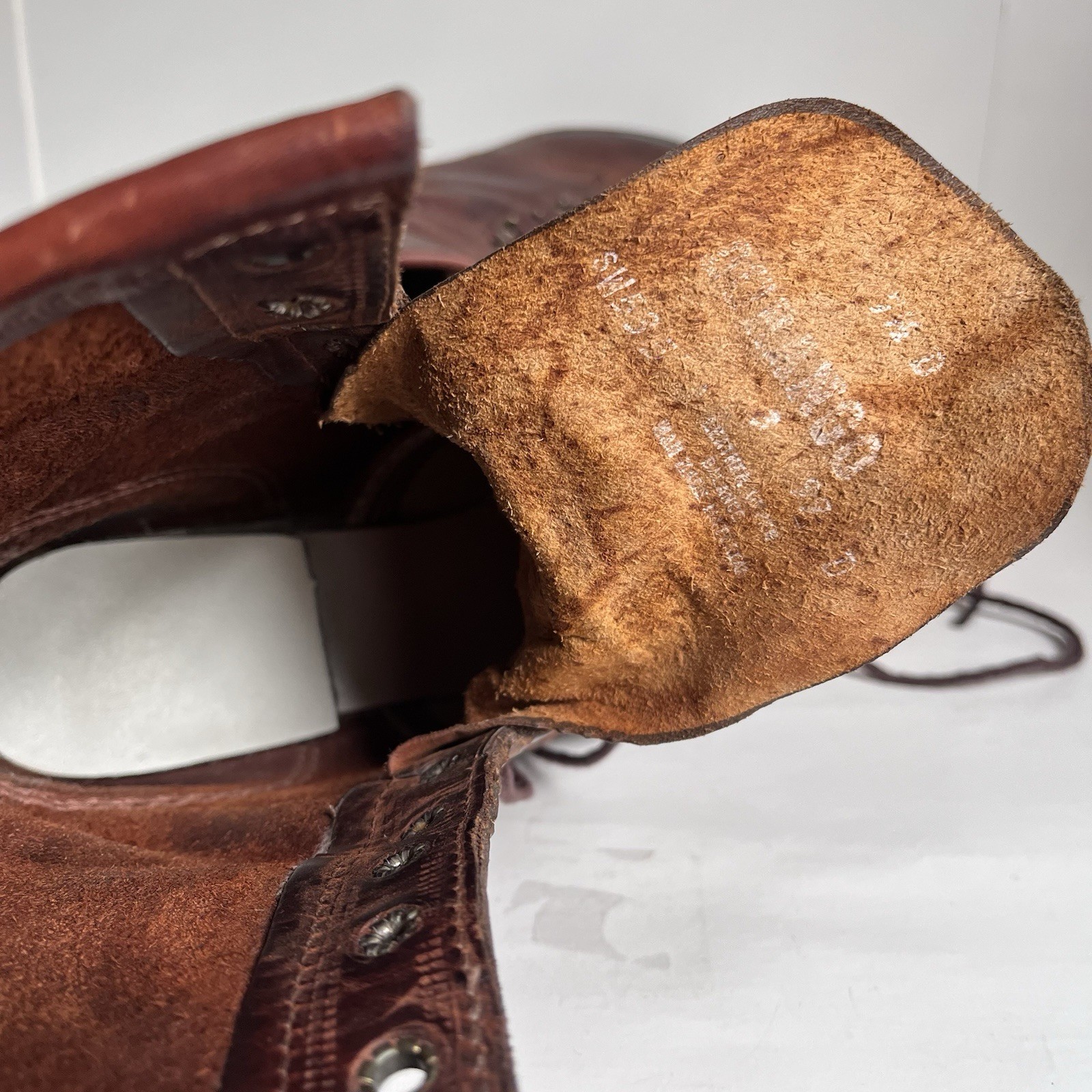Vintage Durango Kiltie Packer Boots | Bullhide Leather | USA Made | 7.5 D