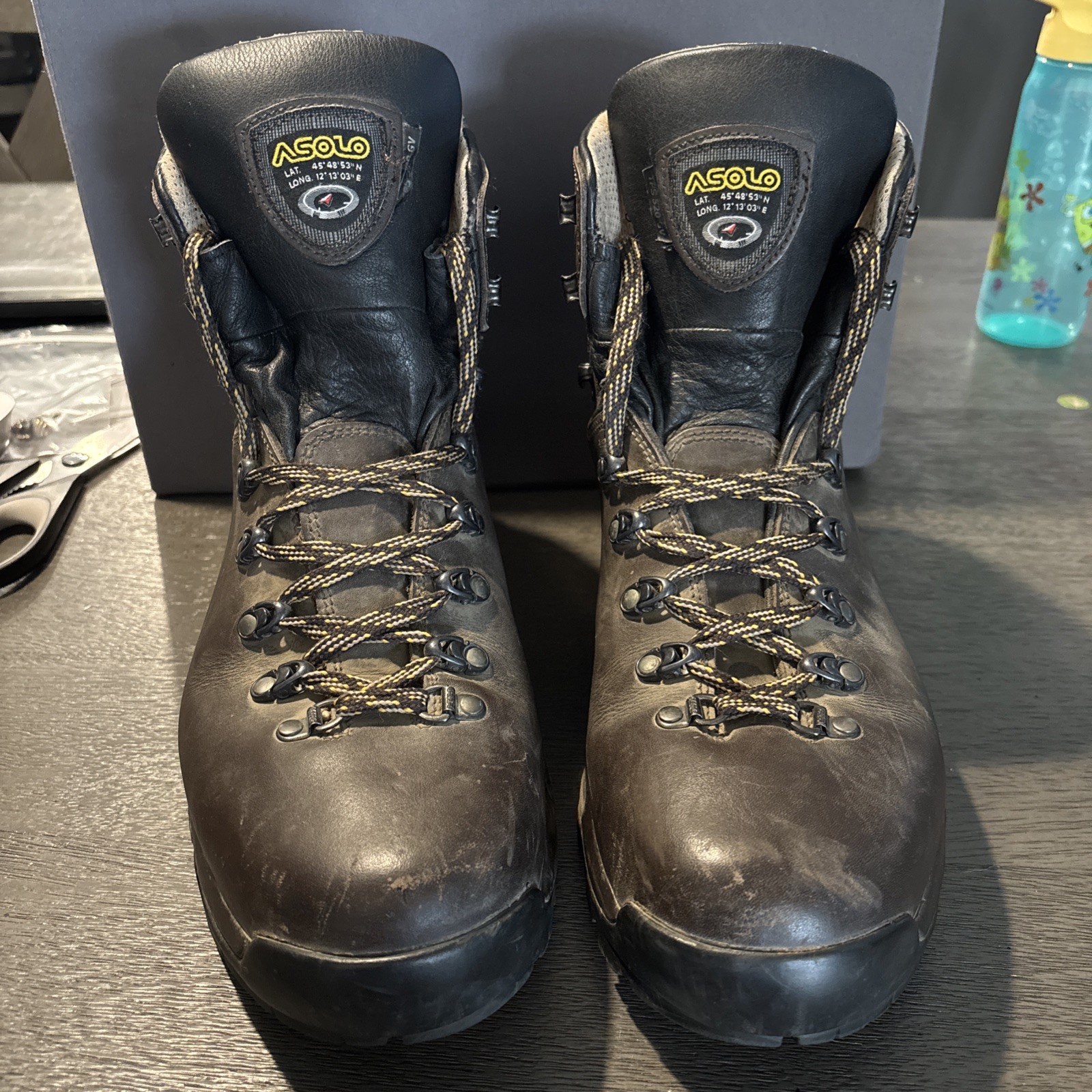 ASOLO TPS 520 GV EVO GTX Hiking Backpacking Outdoor Camping Mens Size 14 Boots