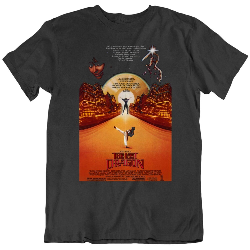 Retro 80’s Movie The Last Dragon Movie Poster Fan T Shirt