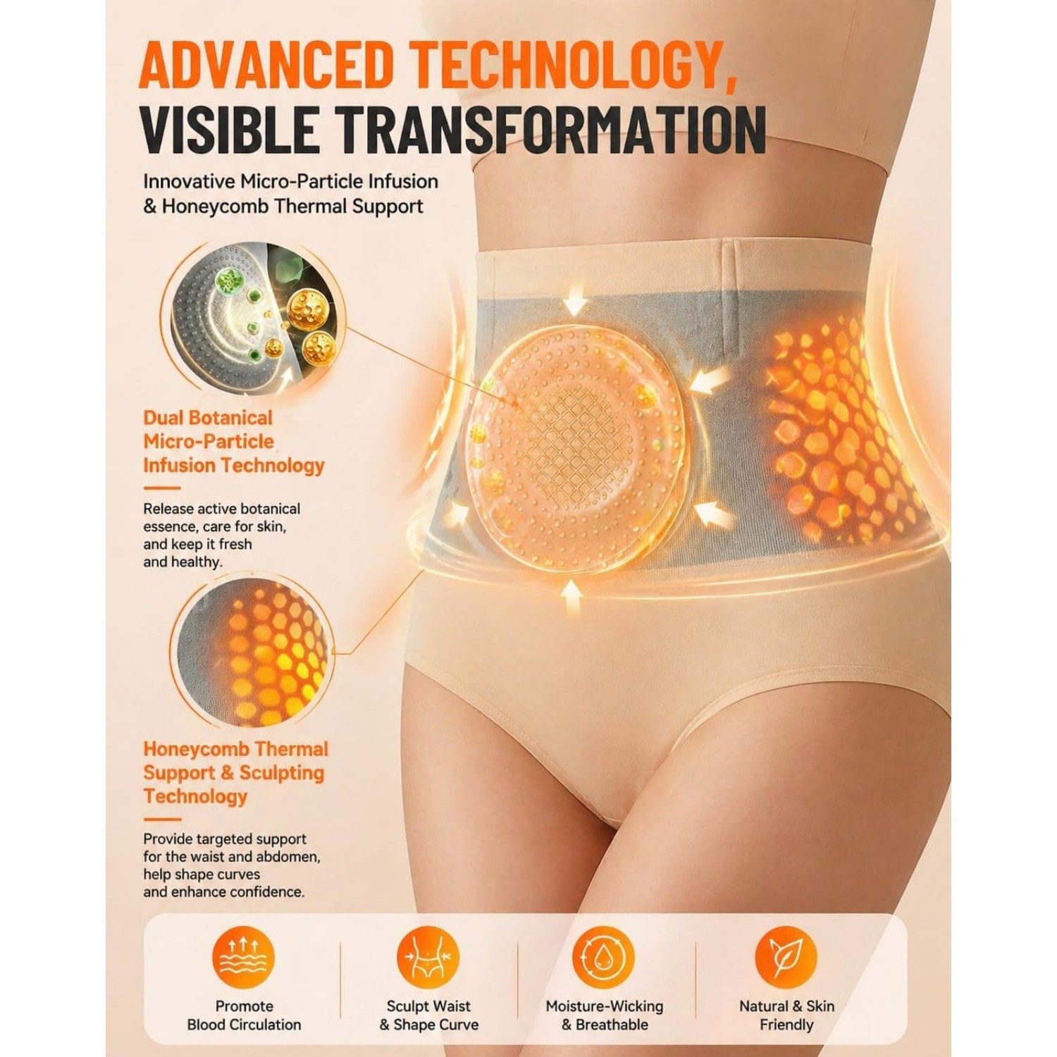 2026 New 4-in-1 Micro-Particle Sculpting Fat-Burn Shorts